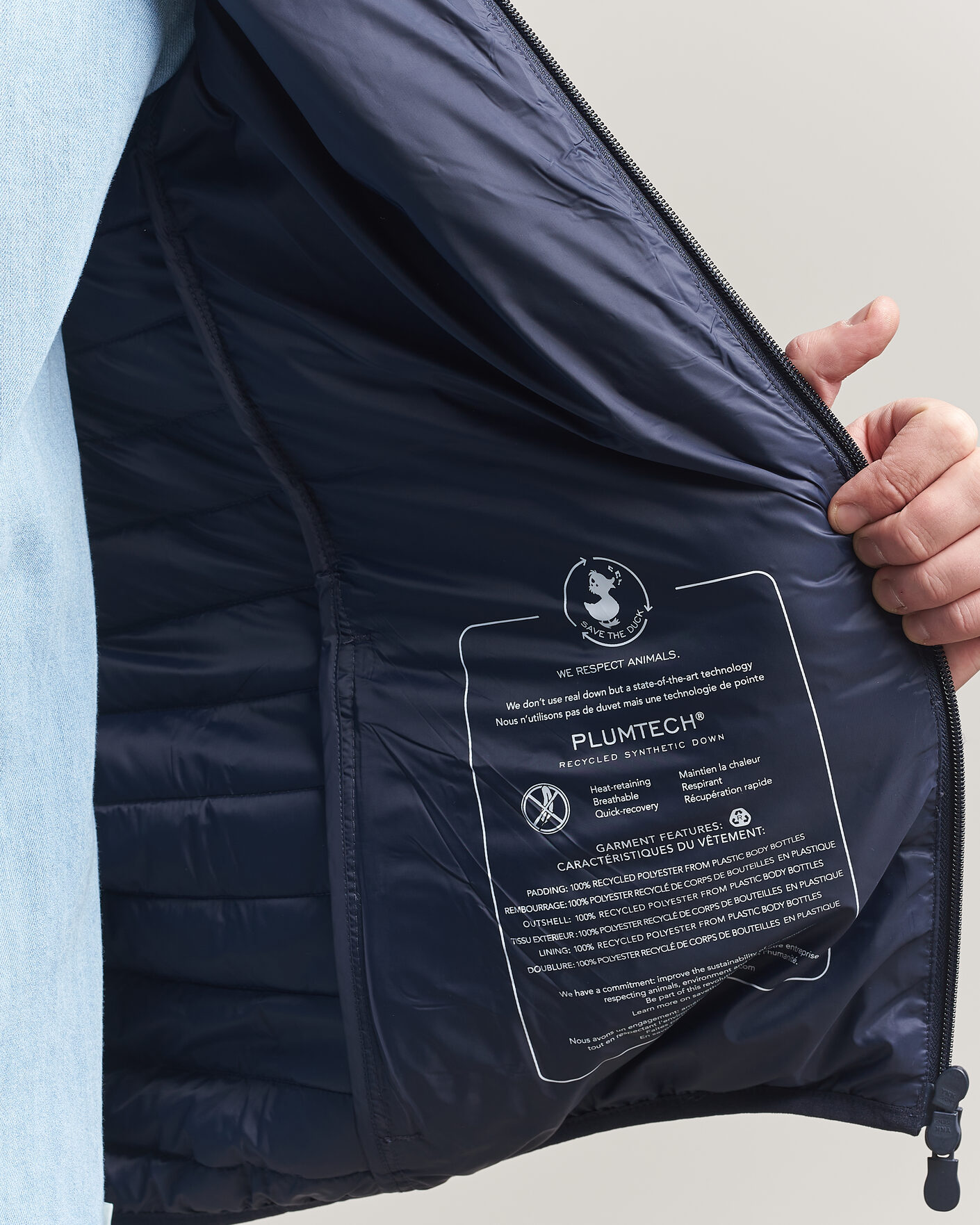 Herren | Jacken | Save The Duck | Cole Lightweight Padded Jacket Navy