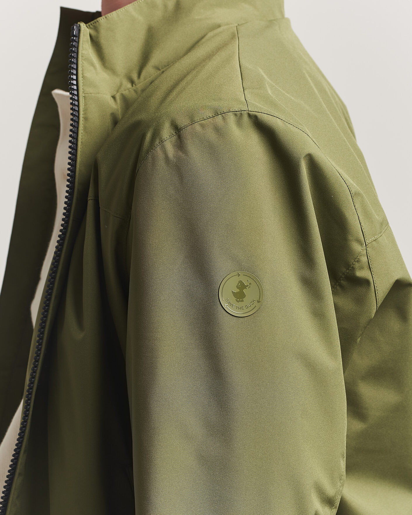 Herren | Jacken | Save The Duck | Finlay Nylon Harrington Jacket Dusty Olive