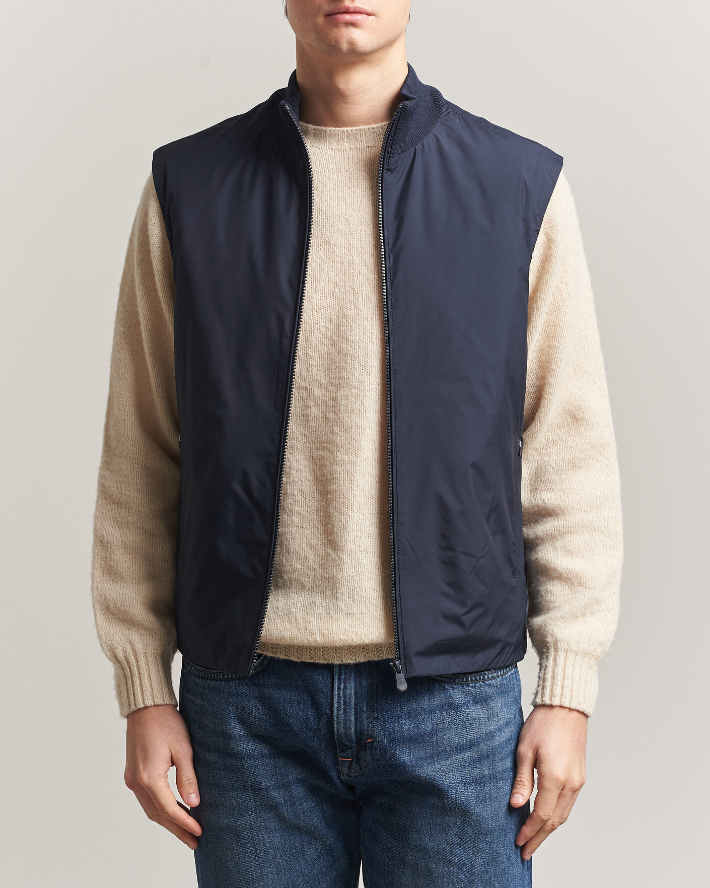 Herren | Westen | Save The Duck | Orris Hybrid Vest Navy Blue