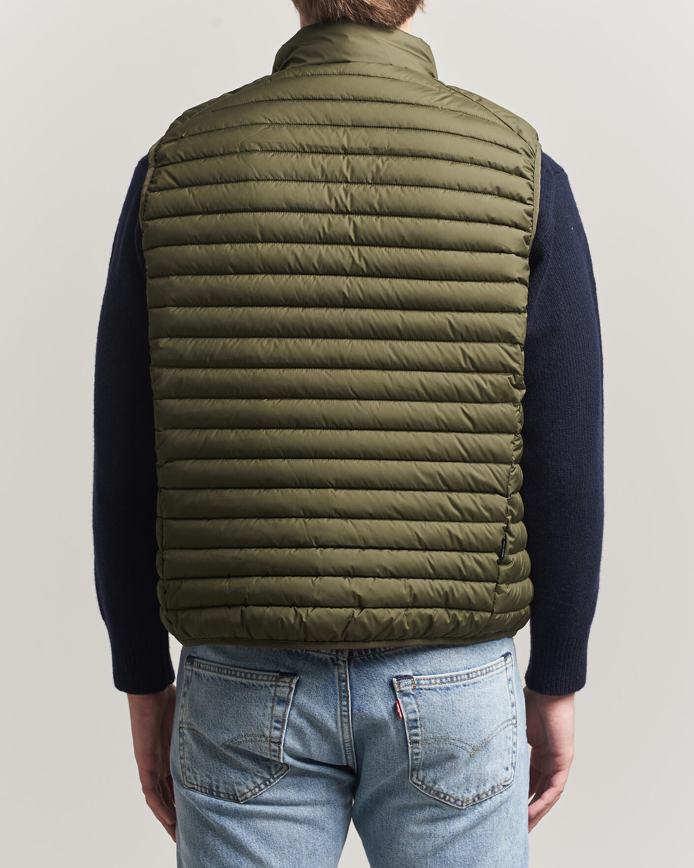 Herren | Westen | Save The Duck | Dave Lightweight Padded Vest Snake Green