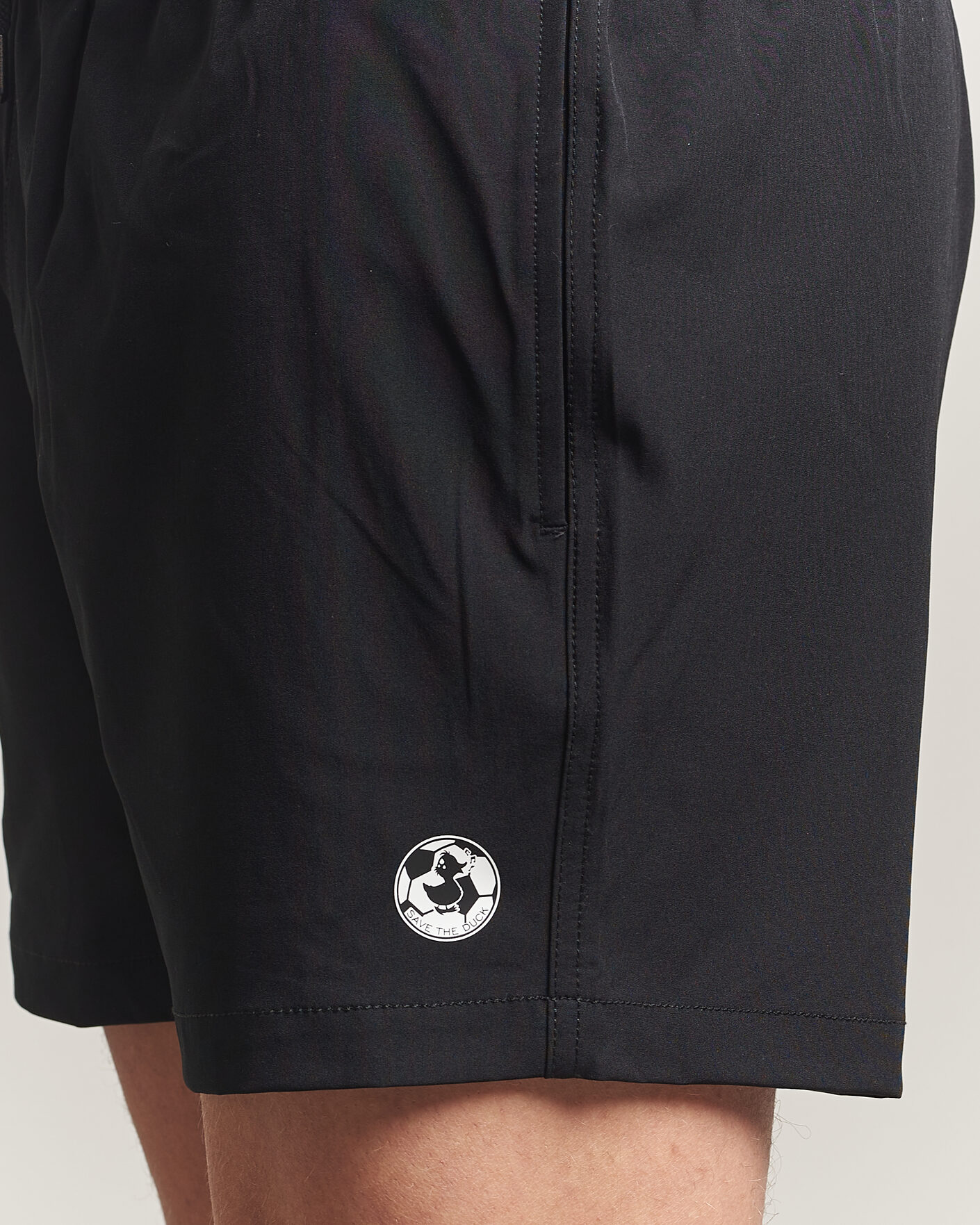 Herren | Badehosen | Save The Duck | Plain Drawstring Swimshorts Black