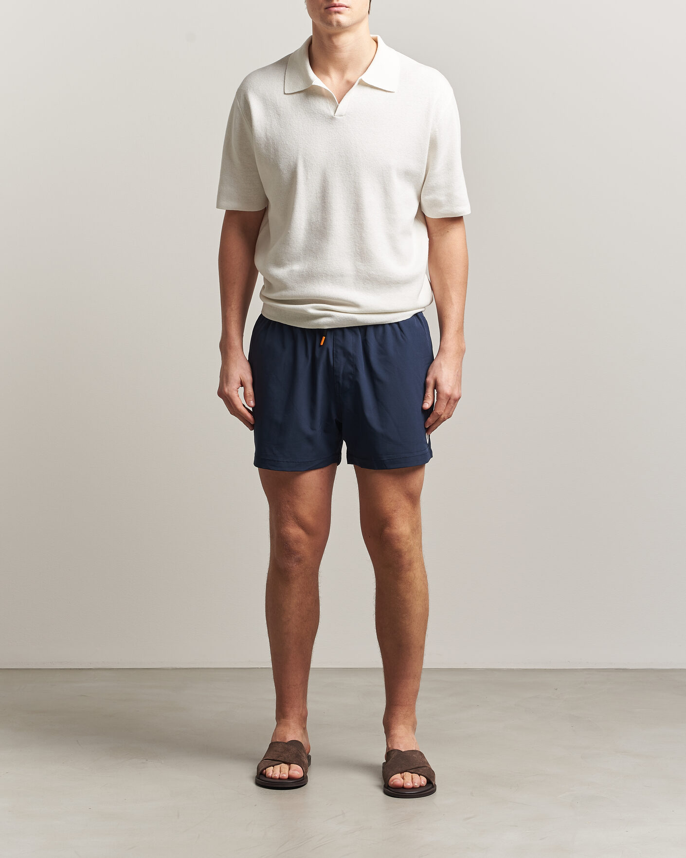 Herren | Badehosen | Save The Duck | Plain Drawstring Swimshorts Navy
