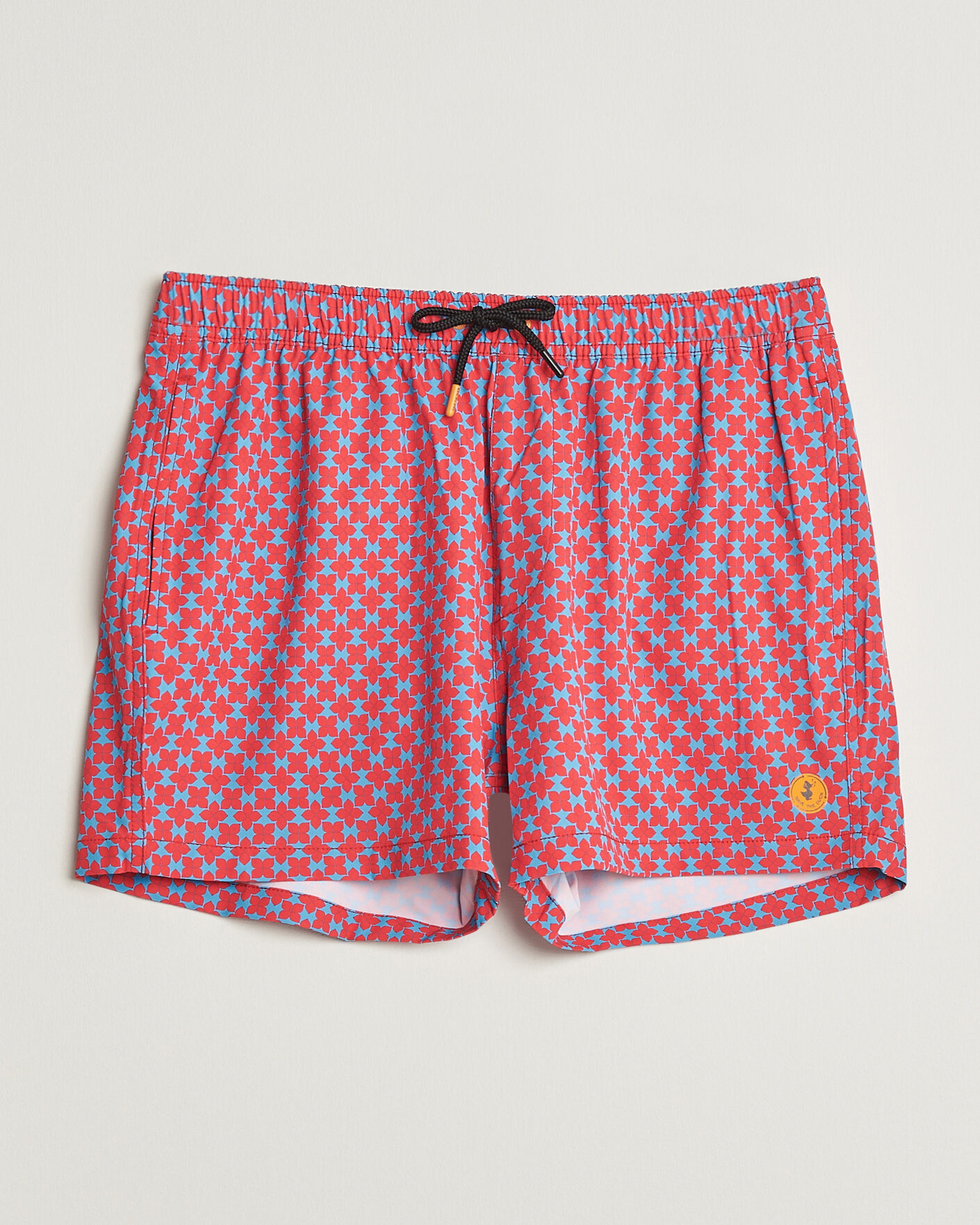 Herren | Badehosen | Save The Duck | Printed Drawstring Swimshorts Geometrical Flowers