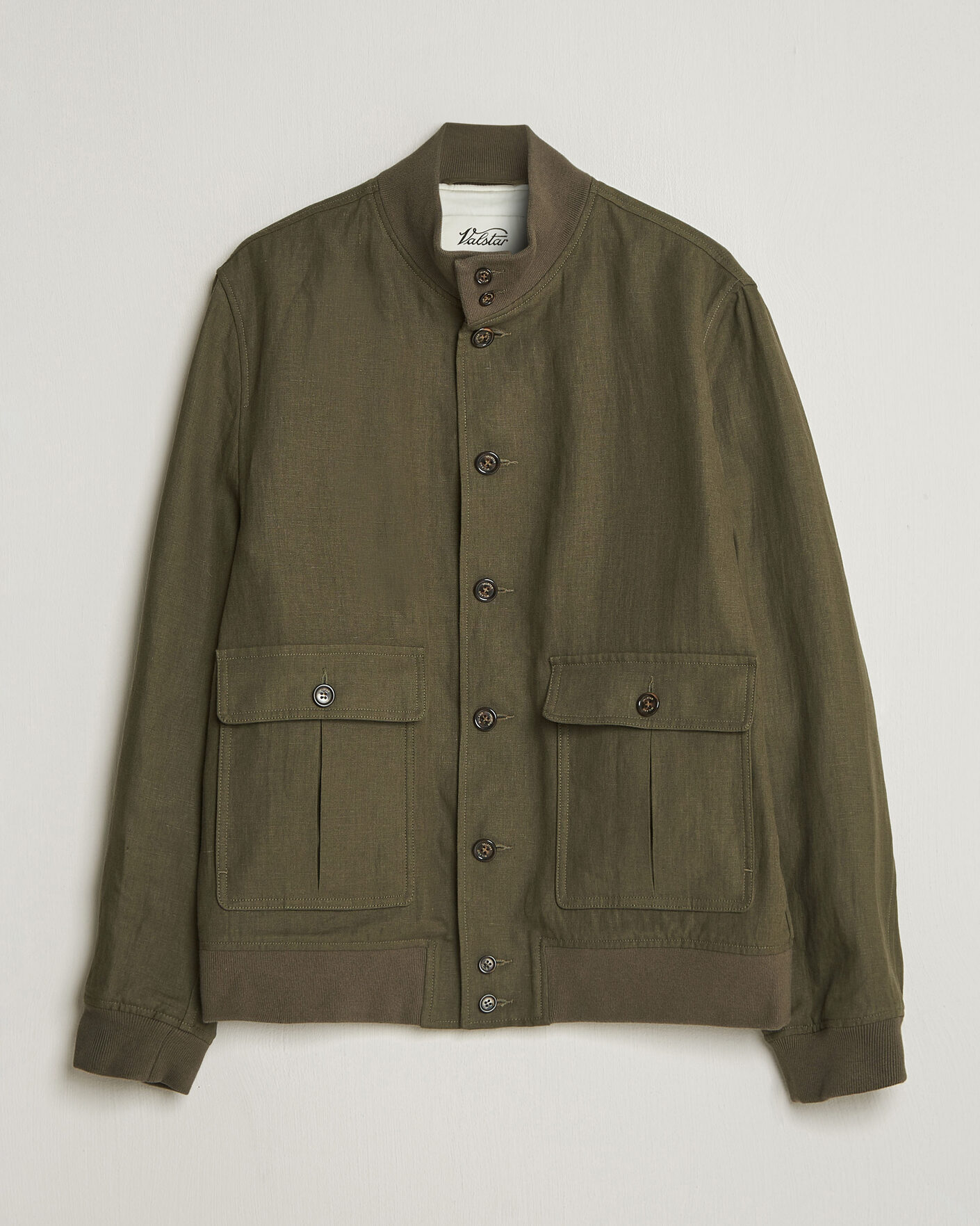 Herren | Jacken | Valstar | Valstarino Linen Jacket Olive