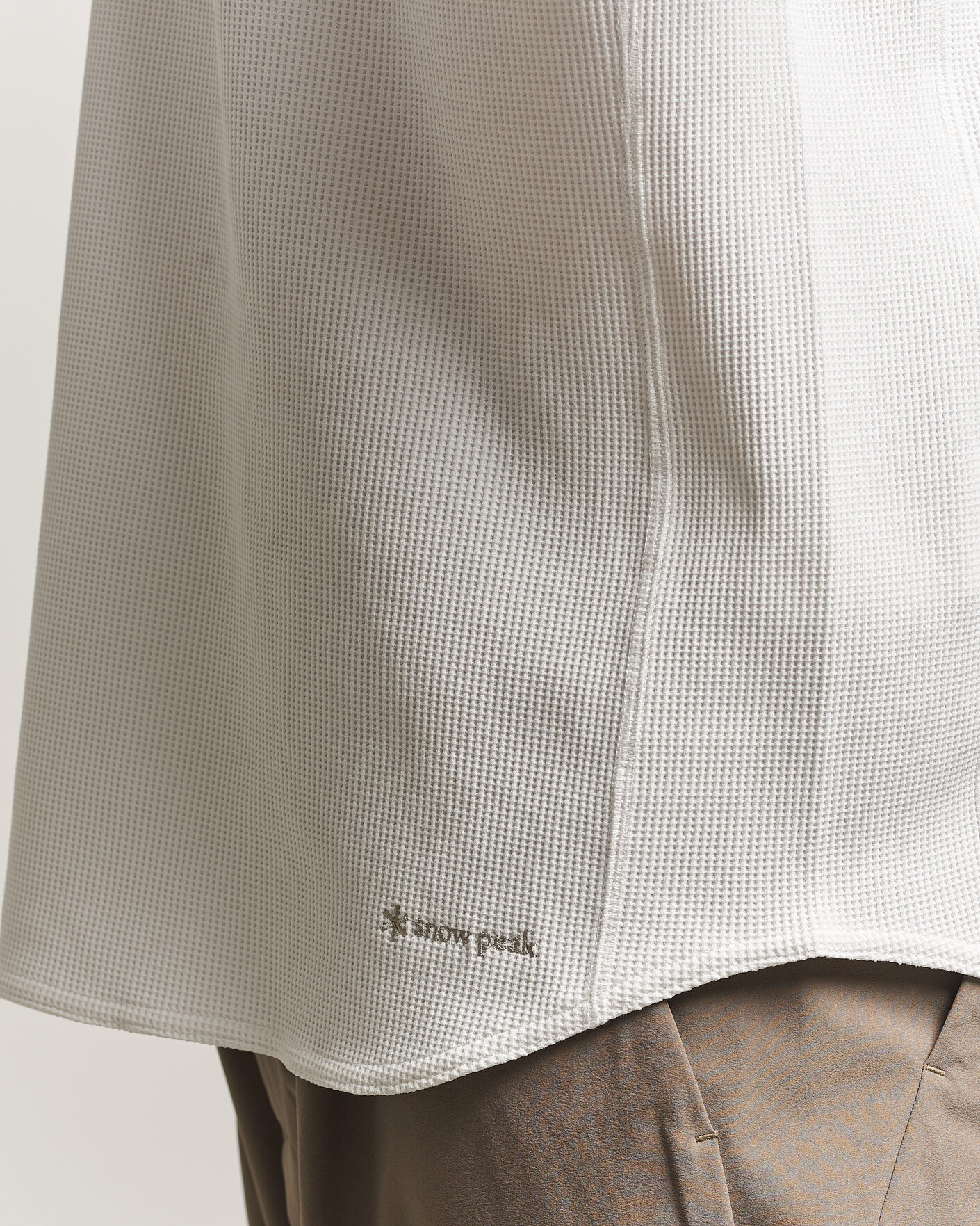 Herren | T-Shirts | Snow Peak | Dry Waffle T-Shirt Off White