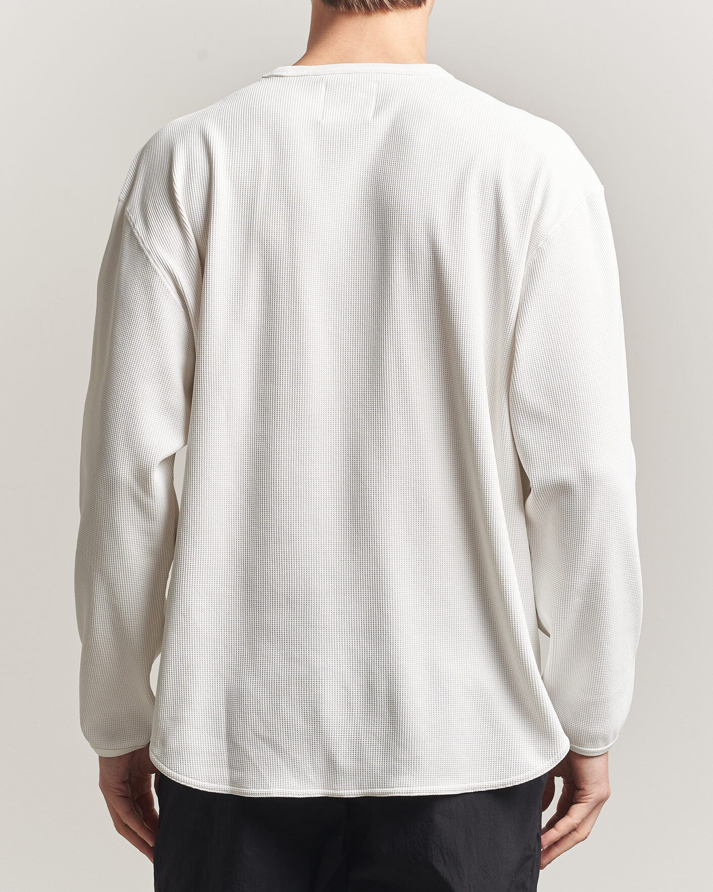 Herren | T-Shirts | Snow Peak | Dry Waffle Long Sleeve T-Shirt Off White