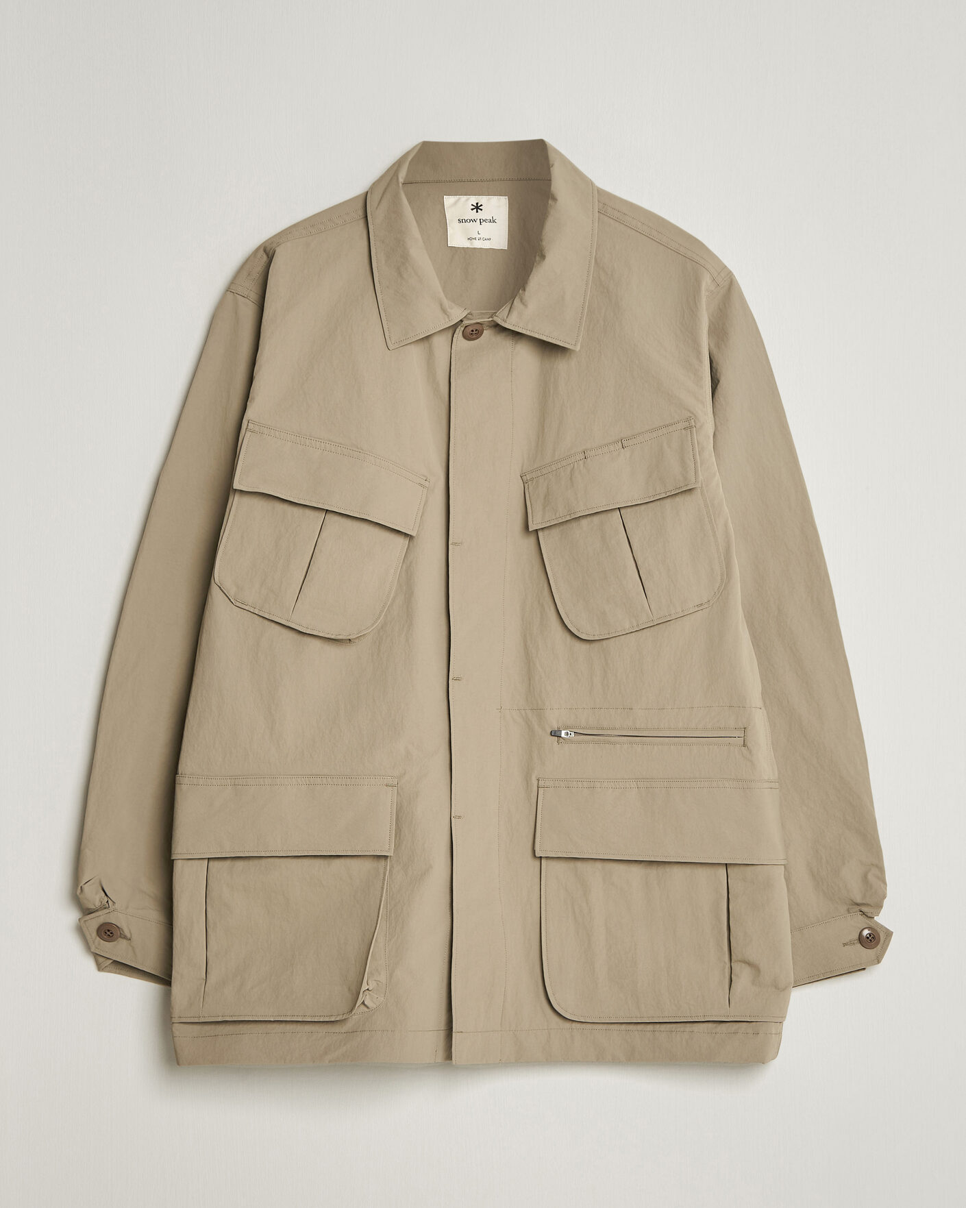 Herren | Jacken | Snow Peak | Nylon Washer Jacket Greige