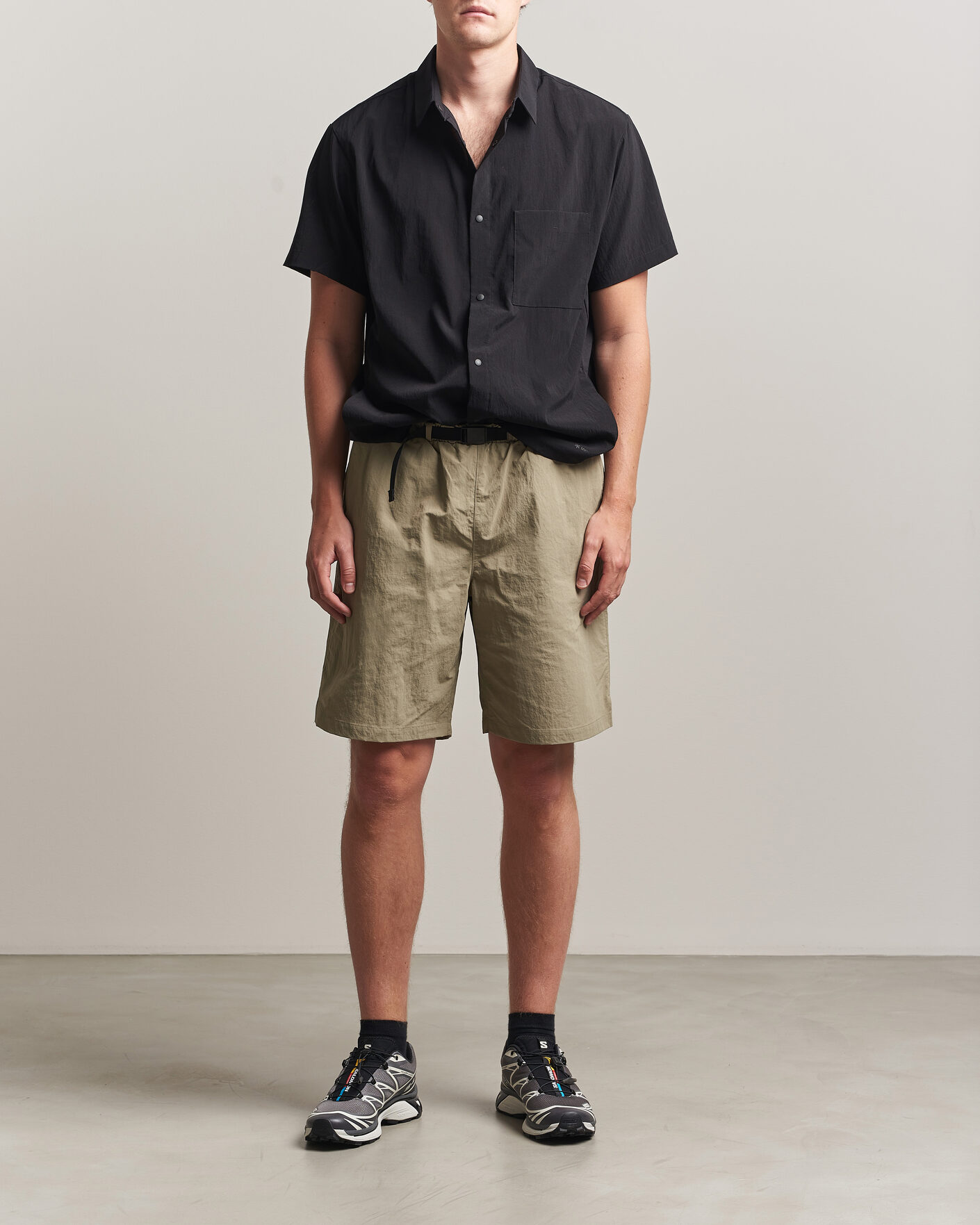 Herren | Shorts | Snow Peak | Nylon Washer Shorts Greige