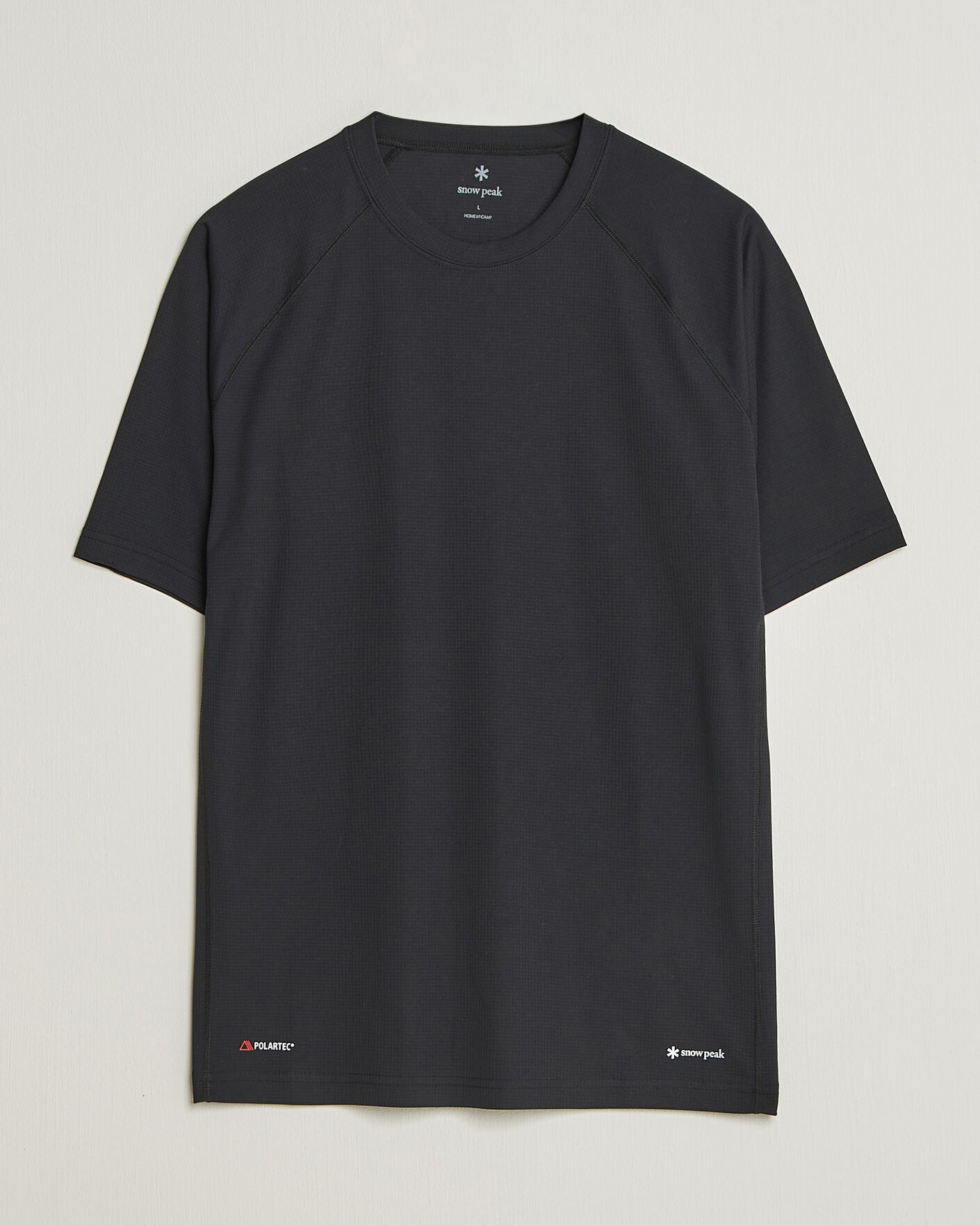 Herren | T-Shirts | Snow Peak | Polartec Power Dry T-Shirt Black