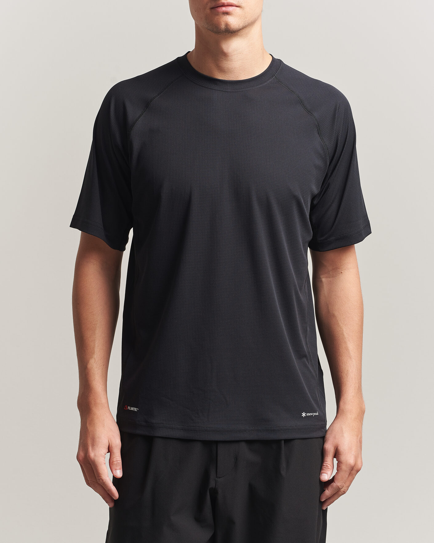 Herren | T-Shirts | Snow Peak | Polartec Power Dry T-Shirt Black