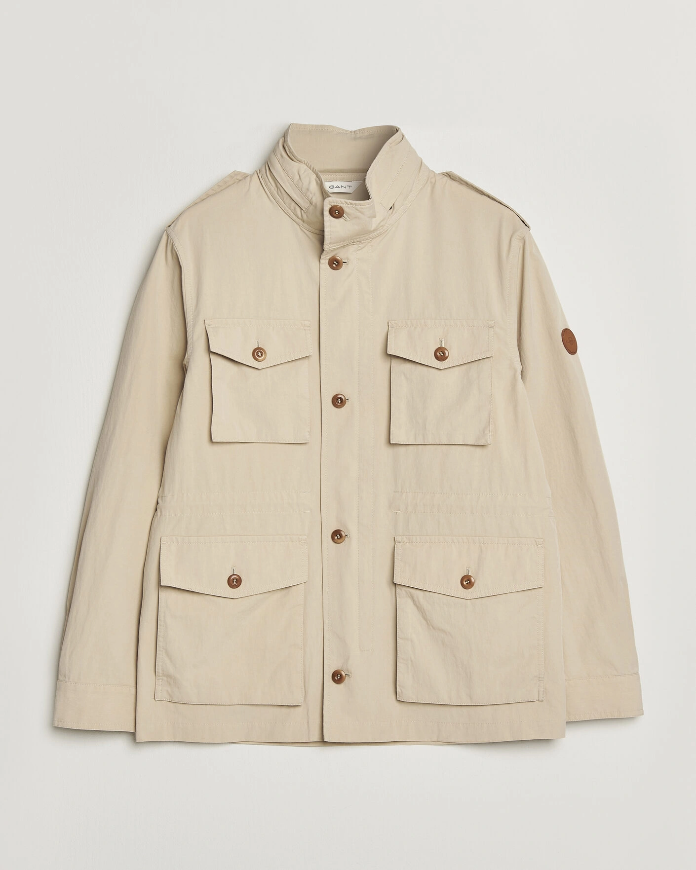 Herren | Jacken | Gant | Cotton Field Jacket Oat Beige