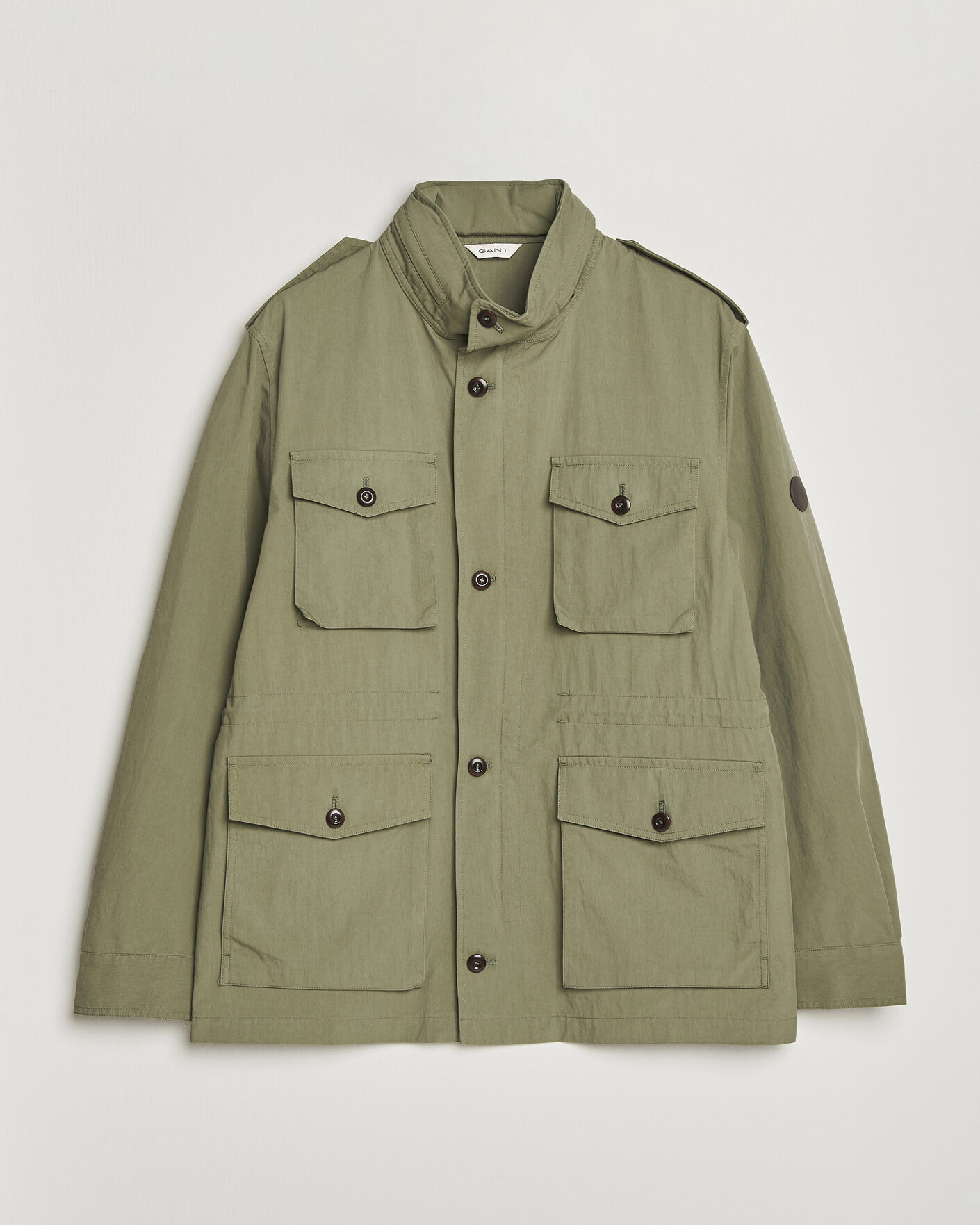 Herren | Jacken | GANT | Cotton Field Jacket Dry Herb Green