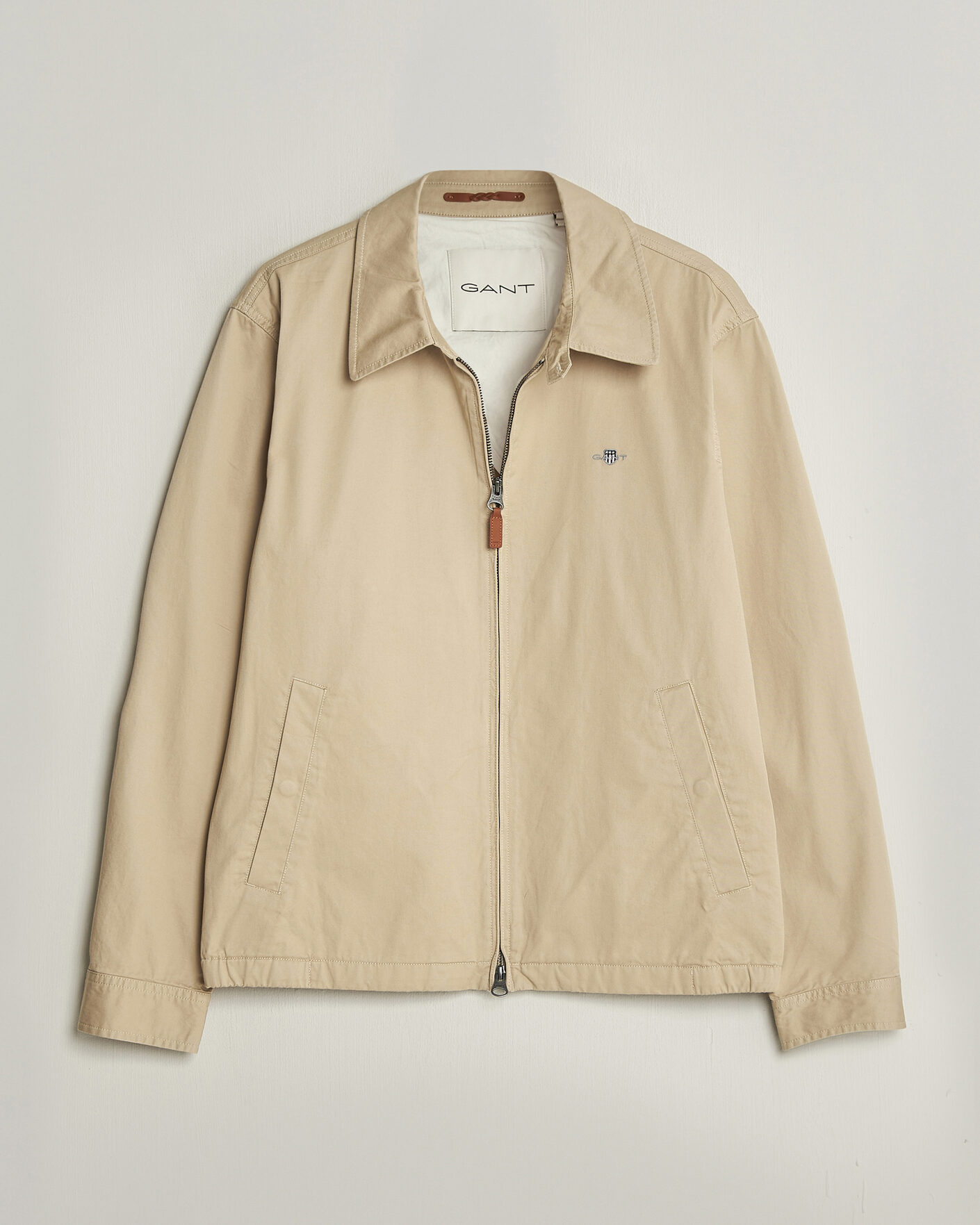Herren | Jacken | Gant | Cotton Windcheater Jacket Oat Beige