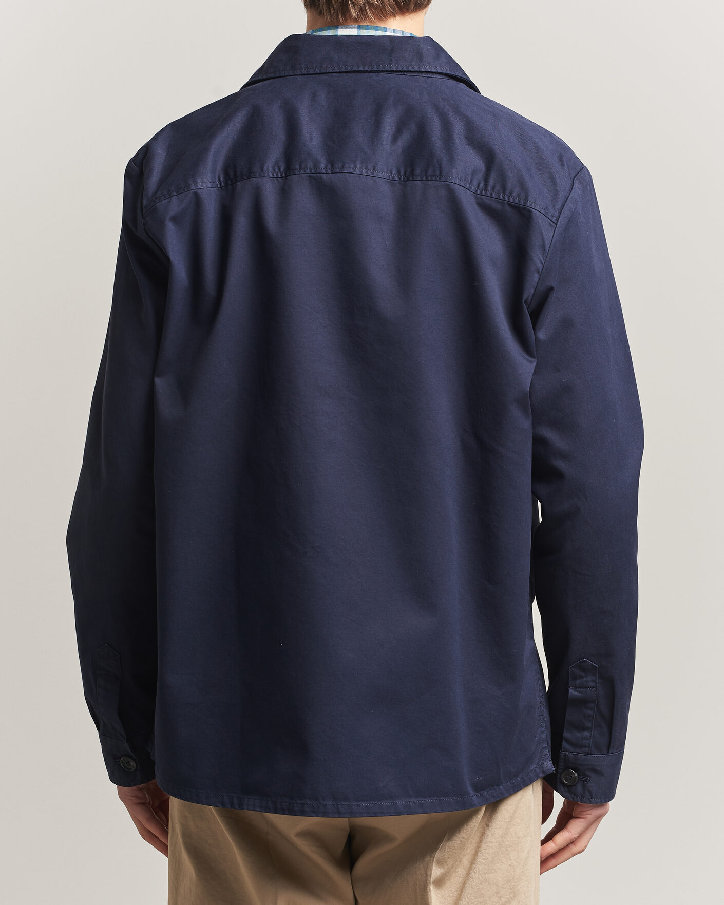 Herren | Hemden | Gant | Regular Fit Cotton Twill Overshirt Evening Blue