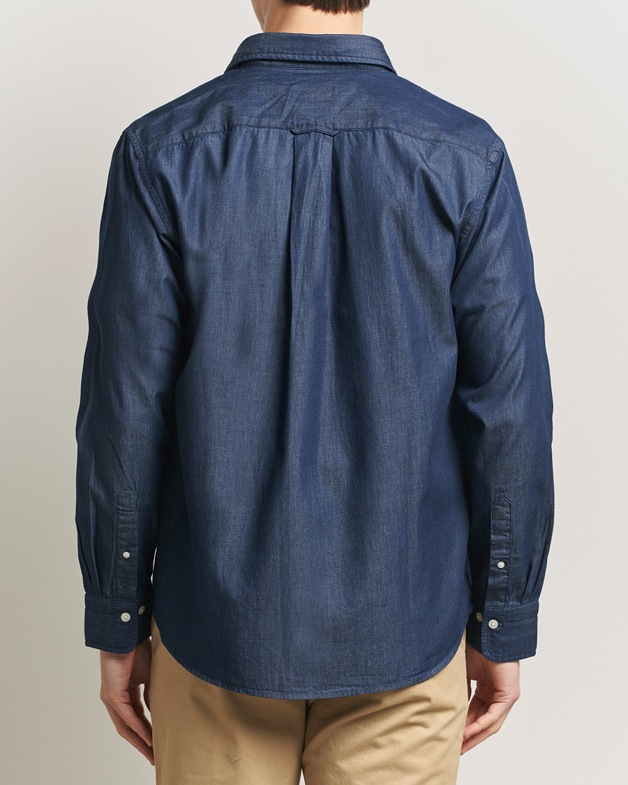 Herren | Hemden | Gant | Regular Fit Indigo Twill Shirt Dark Indigo