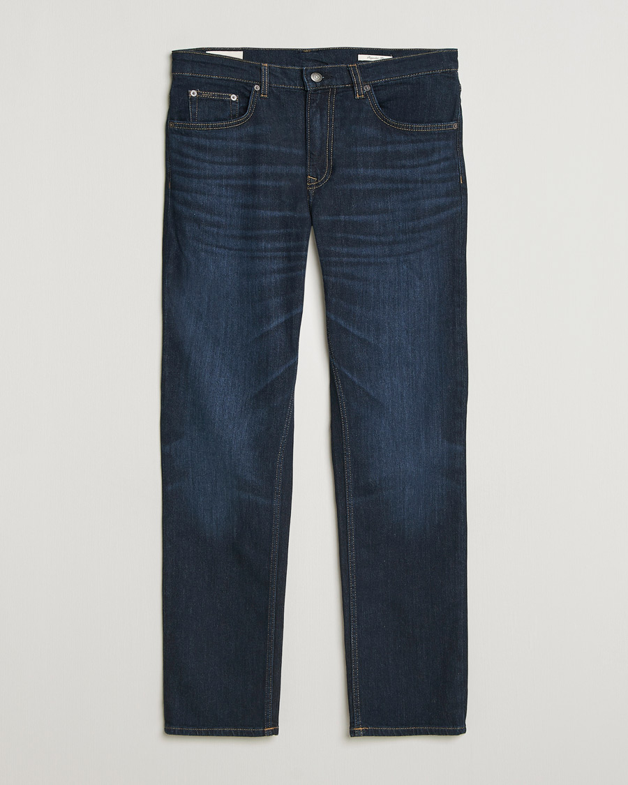 Herren | Hosen | Gant | Regular Fit Jeans Dark Blue Broken In