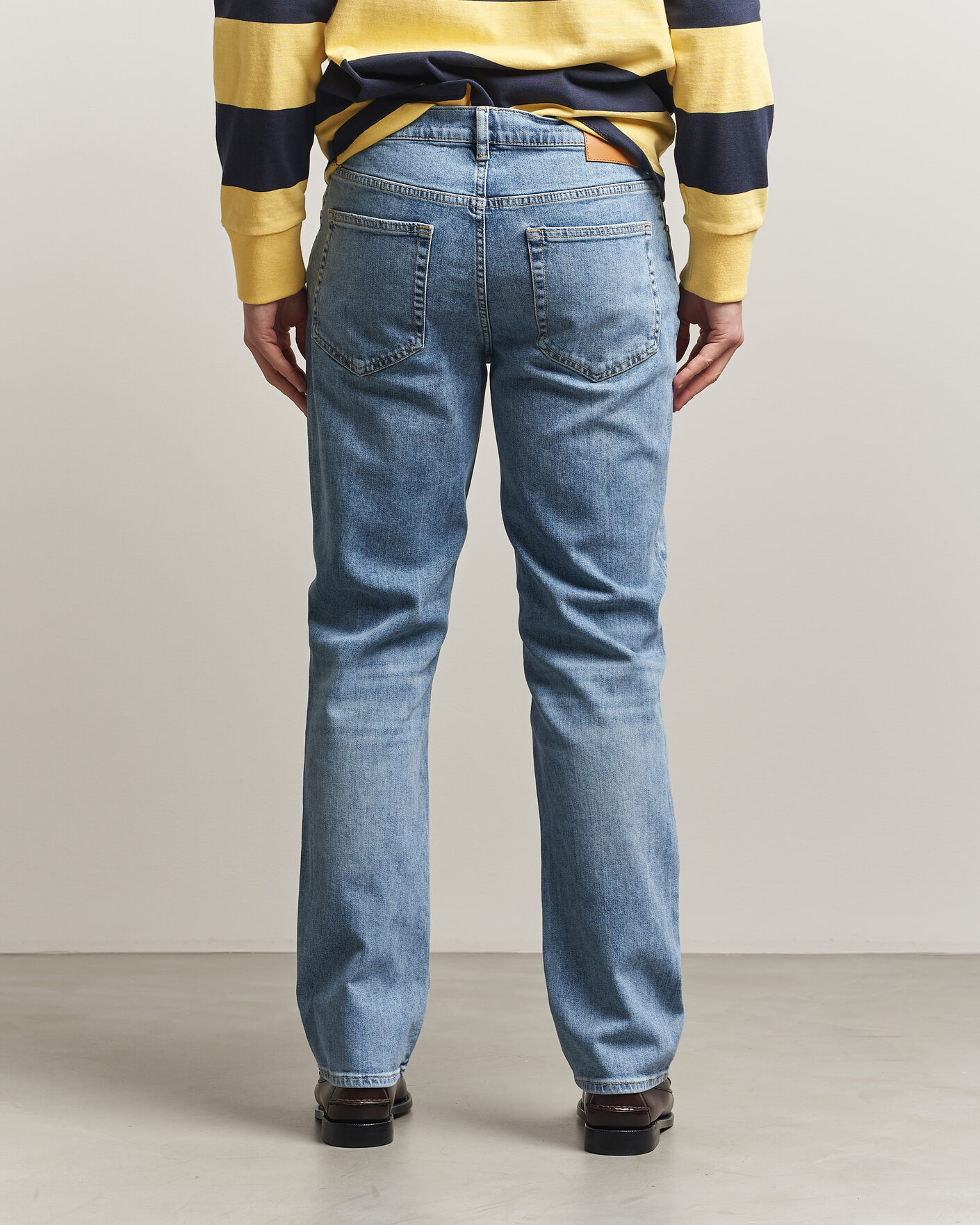 Herren | Jeans | GANT | Regular Fit Jeans Semi Light Blue Worn In