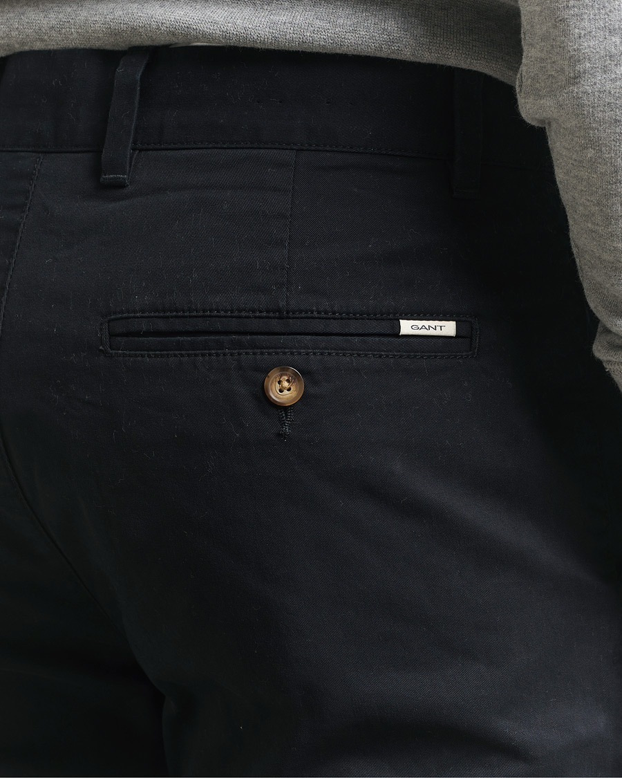 Herren | Hosen | Gant | Regular Fit Chinos Black