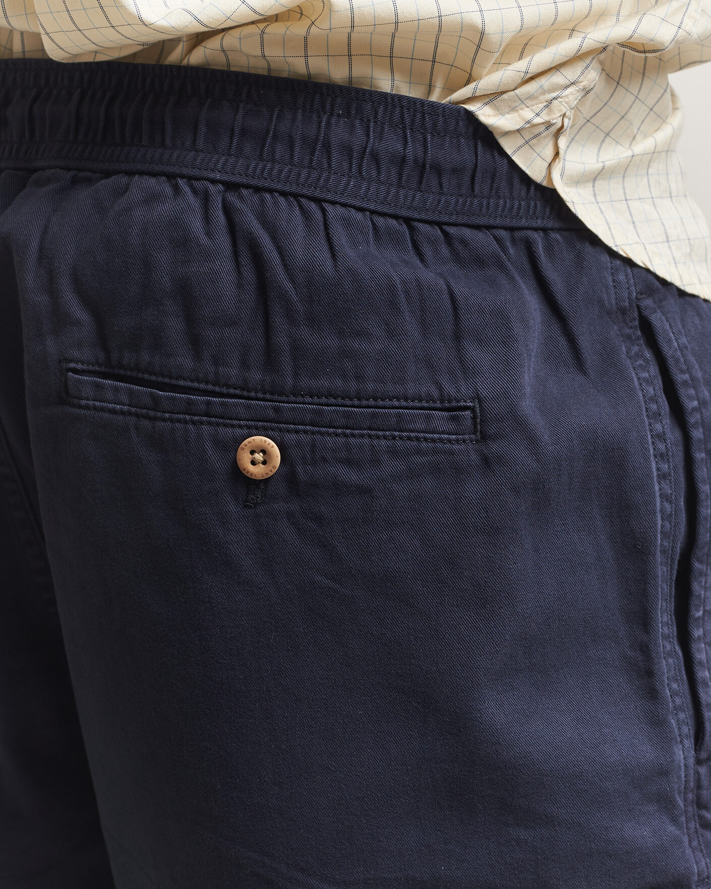 Herren | Shorts | GANT | Regular Fit Sunfaded Drawstring Evening Blue
