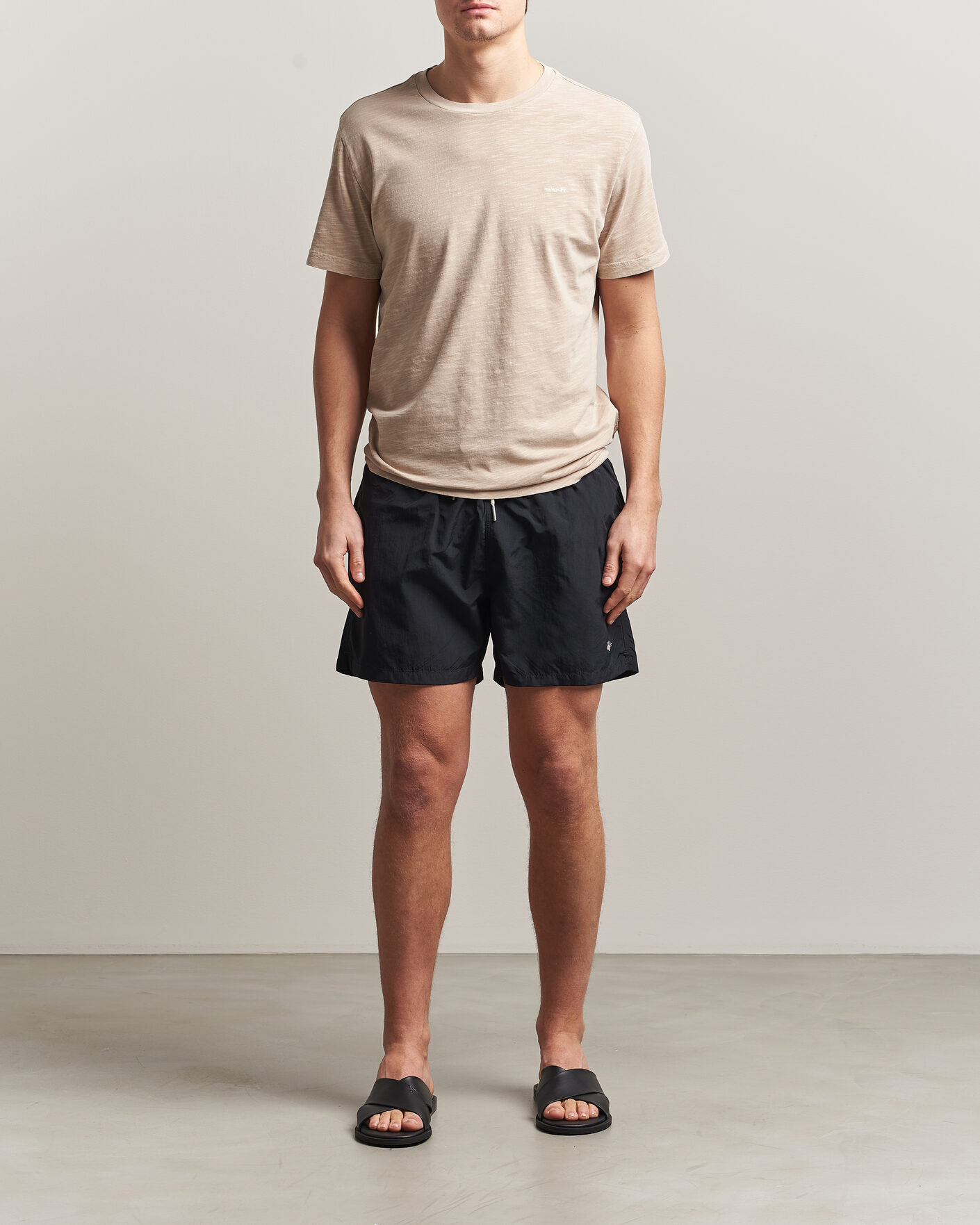 Herren | Badehosen | Gant | Basic Swimshorts Black