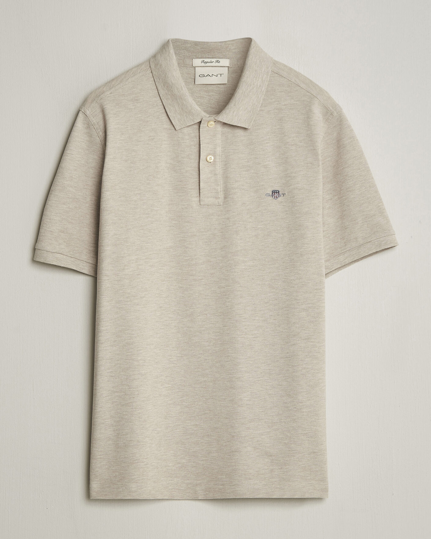 Herren | Poloshirts | Gant | The Original Polo Oat Melange