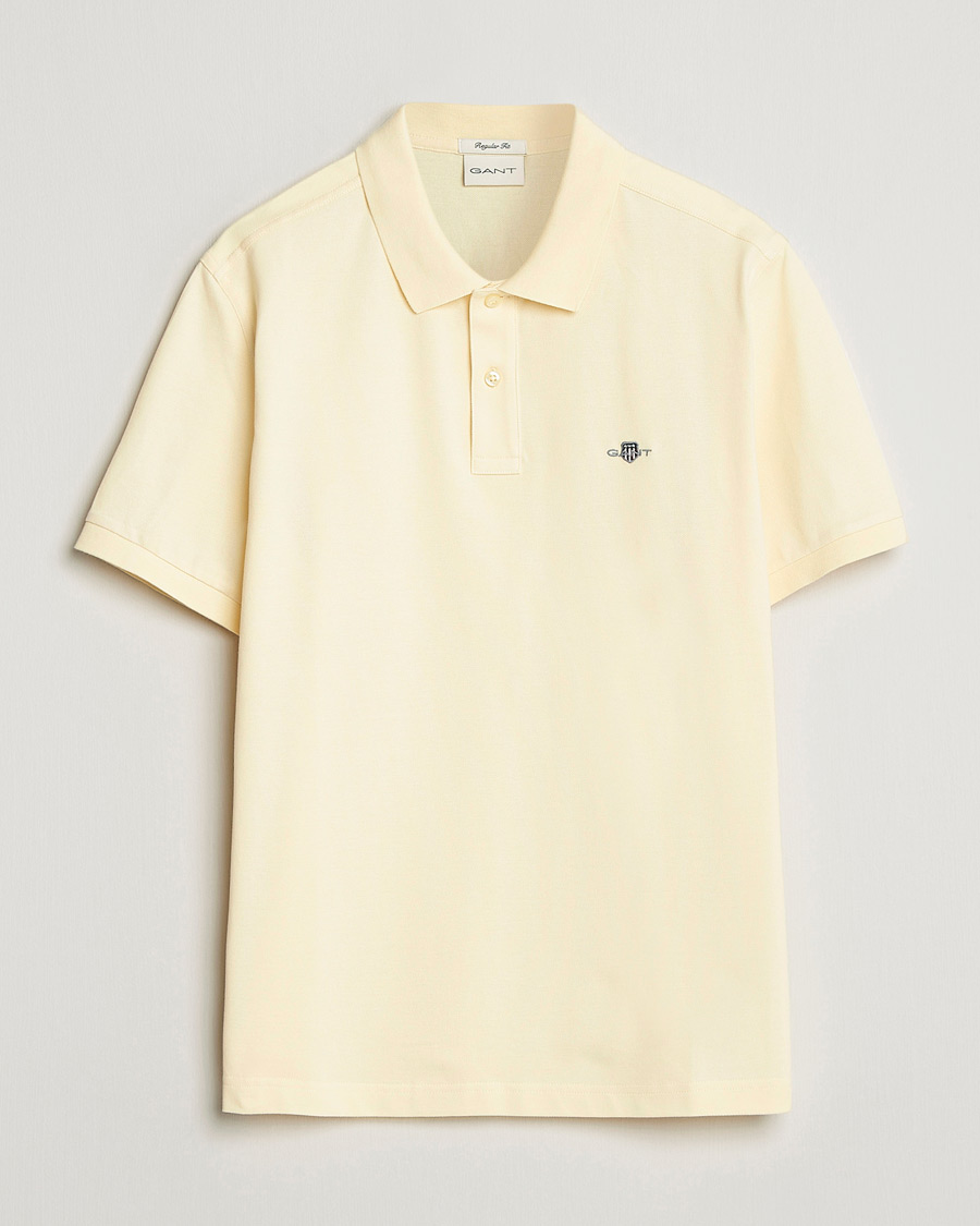 Herren | Poloshirts | GANT | The Original Polo Vanilla Yellow