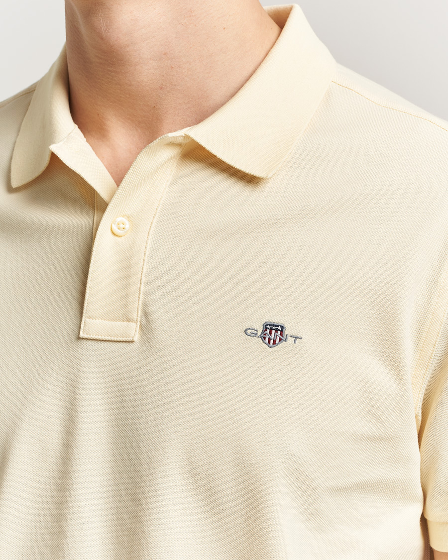 Herren | Poloshirts | GANT | The Original Polo Vanilla Yellow
