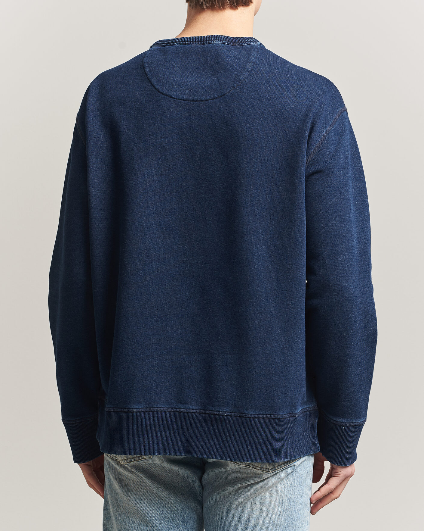 Herren | Pullover | Gant | Indigo Graphic Sweatshirt Dark Blue
