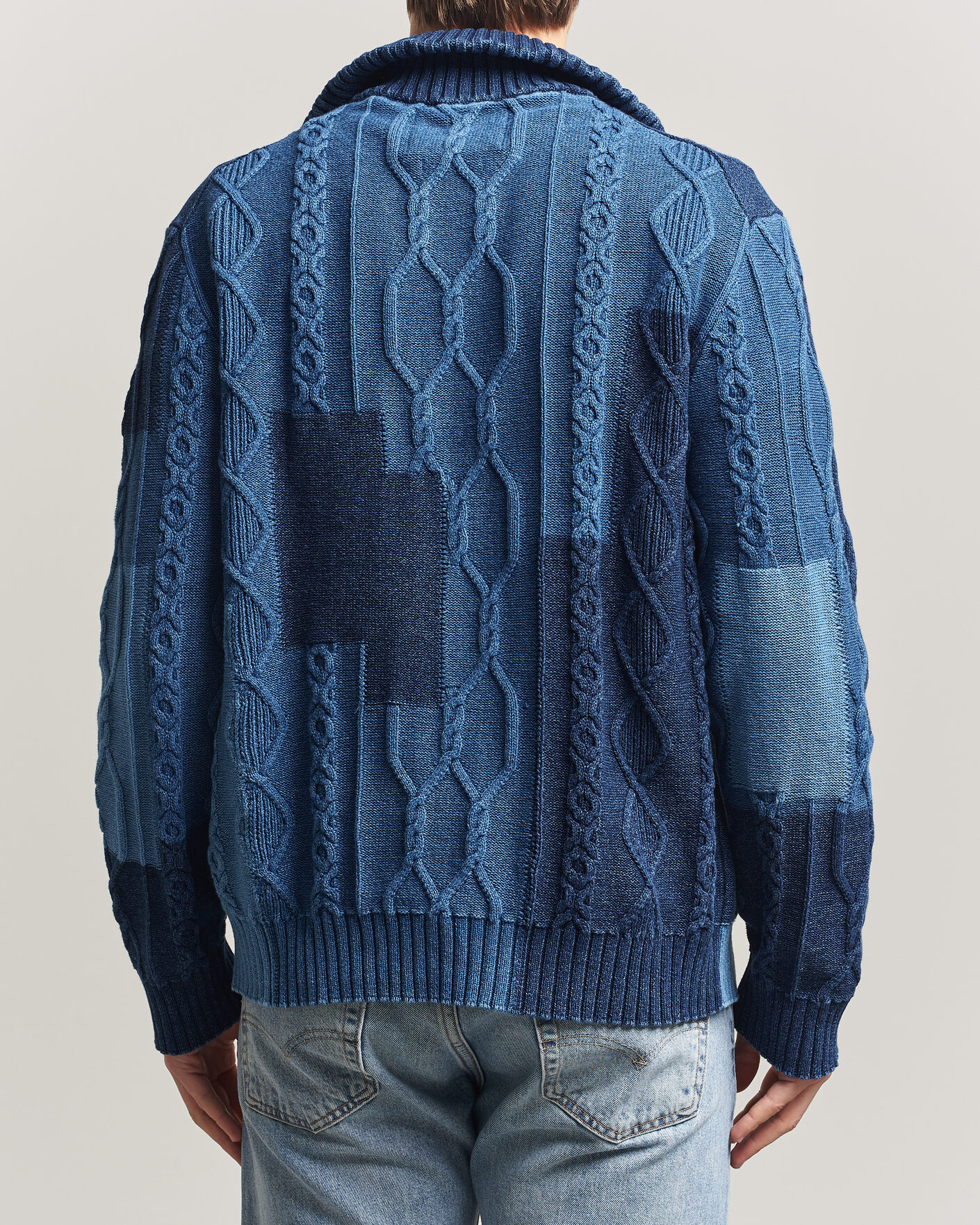 Herren | Pullover | GANT | Indigo Cotton Cable Cardigan Rich Navy