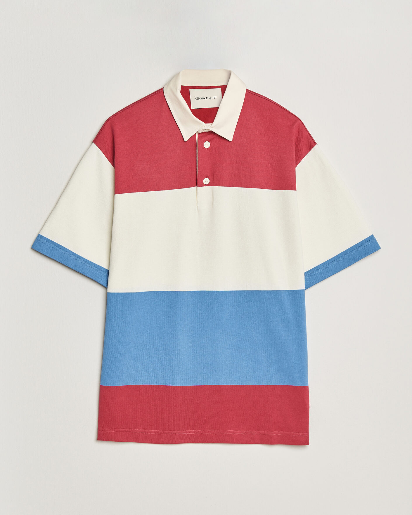 Herren | Poloshirts | GANT | Striped Short Sleeve Rugger Multi