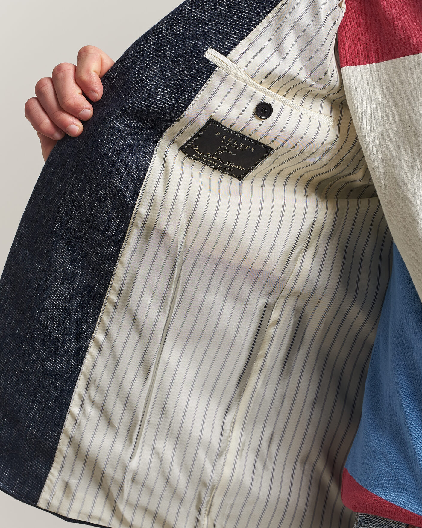 Herren | Sakkos | Gant | Cotton Indigo Club Blazer Dark Blue Raw