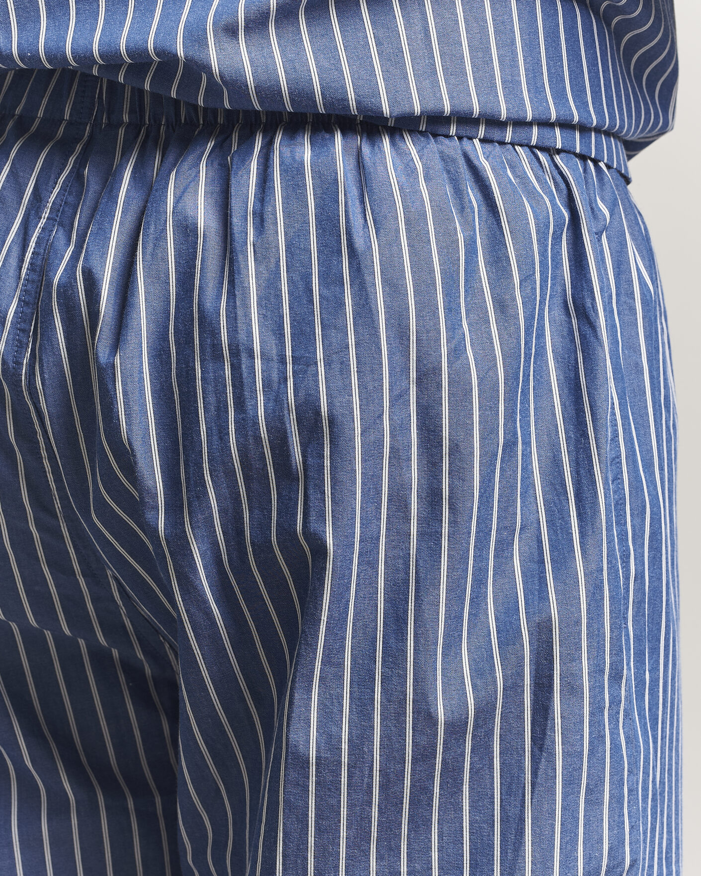 Herren | Schlafanzüge & Bademäntel | GANT | Striped Poplin Pyjama Set Deep Cobalt