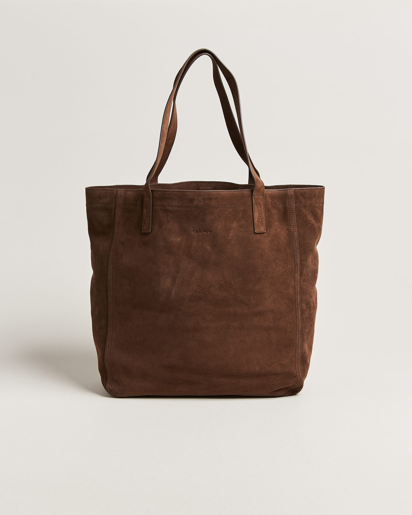 Herren | Taschen | Gant | Suede Tote Bag Mahogany Brown