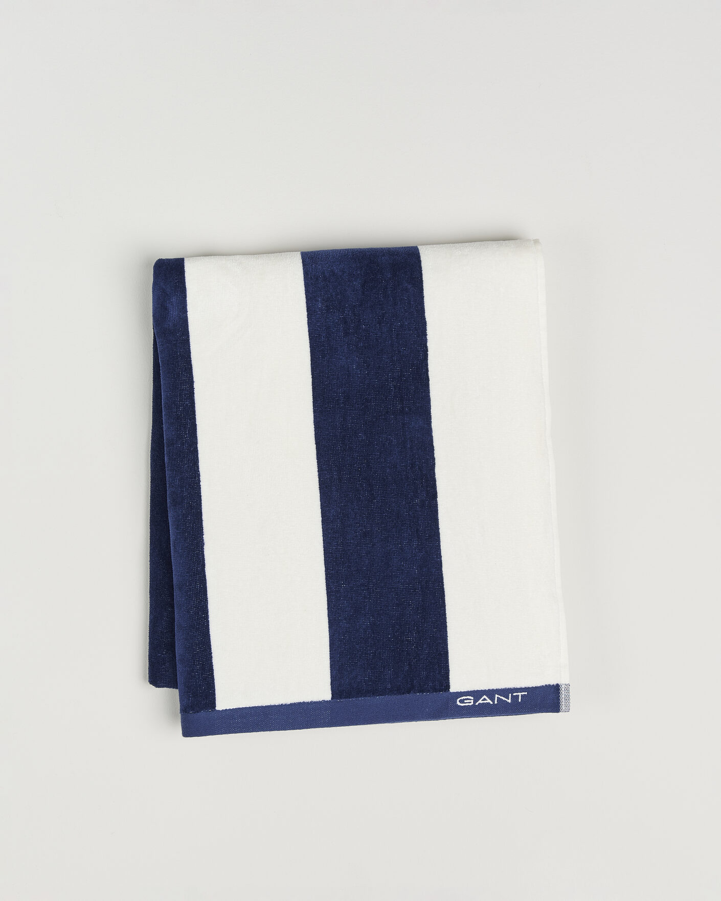 Herren | Textilien | Gant | Striped Beach Towel Vintage Blue