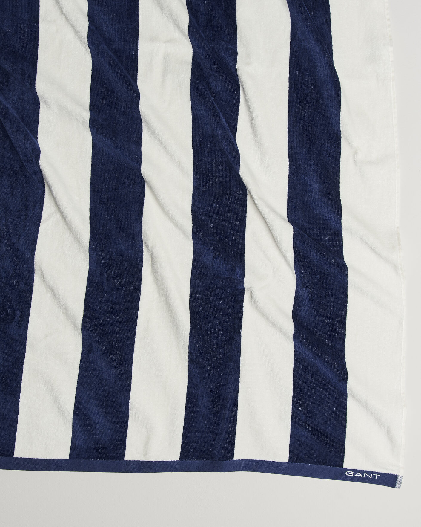 Herren | Textilien | Gant | Striped Beach Towel Vintage Blue