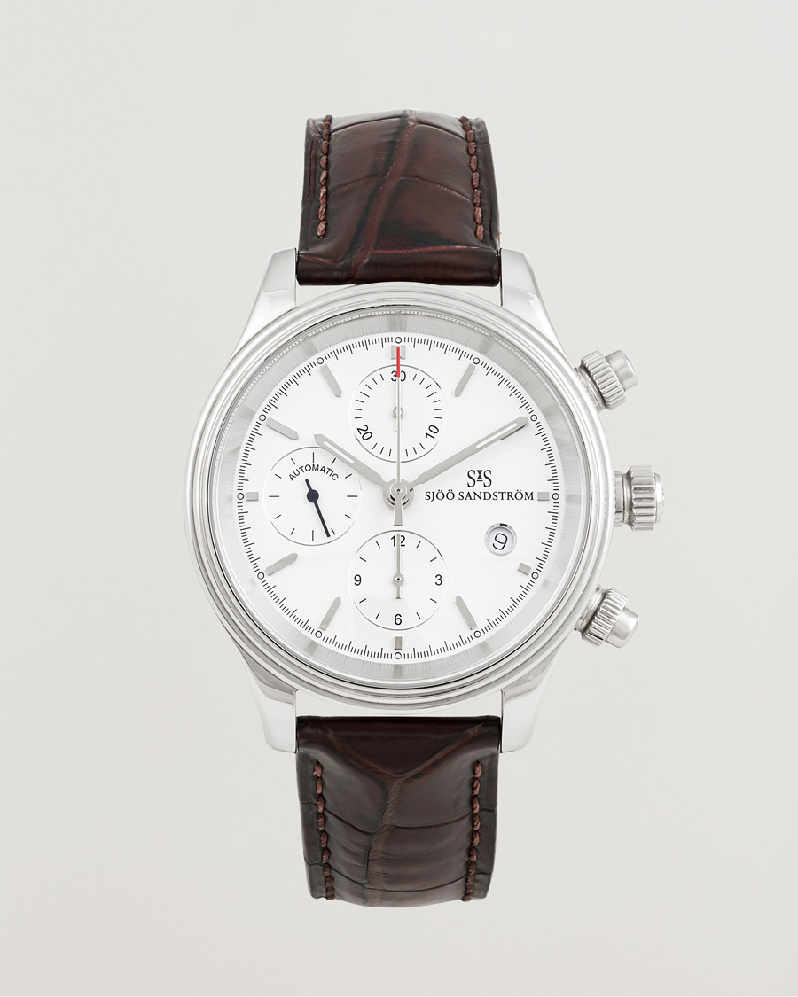 Herren | Pre-Owned & Vintage Watches | Sjöö Sandström Pre-Owned | Royal Steel Chrono 