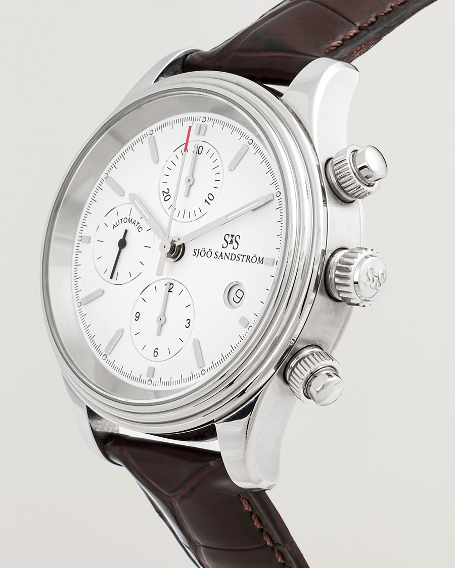 Herren | Pre-Owned & Vintage Watches | Sjöö Sandström Pre-Owned | Royal Steel Chrono 