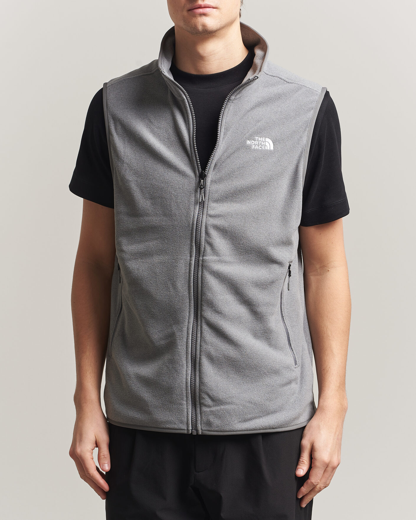 Herren | Pullover | The North Face | Glacier Fleece Vest Grey