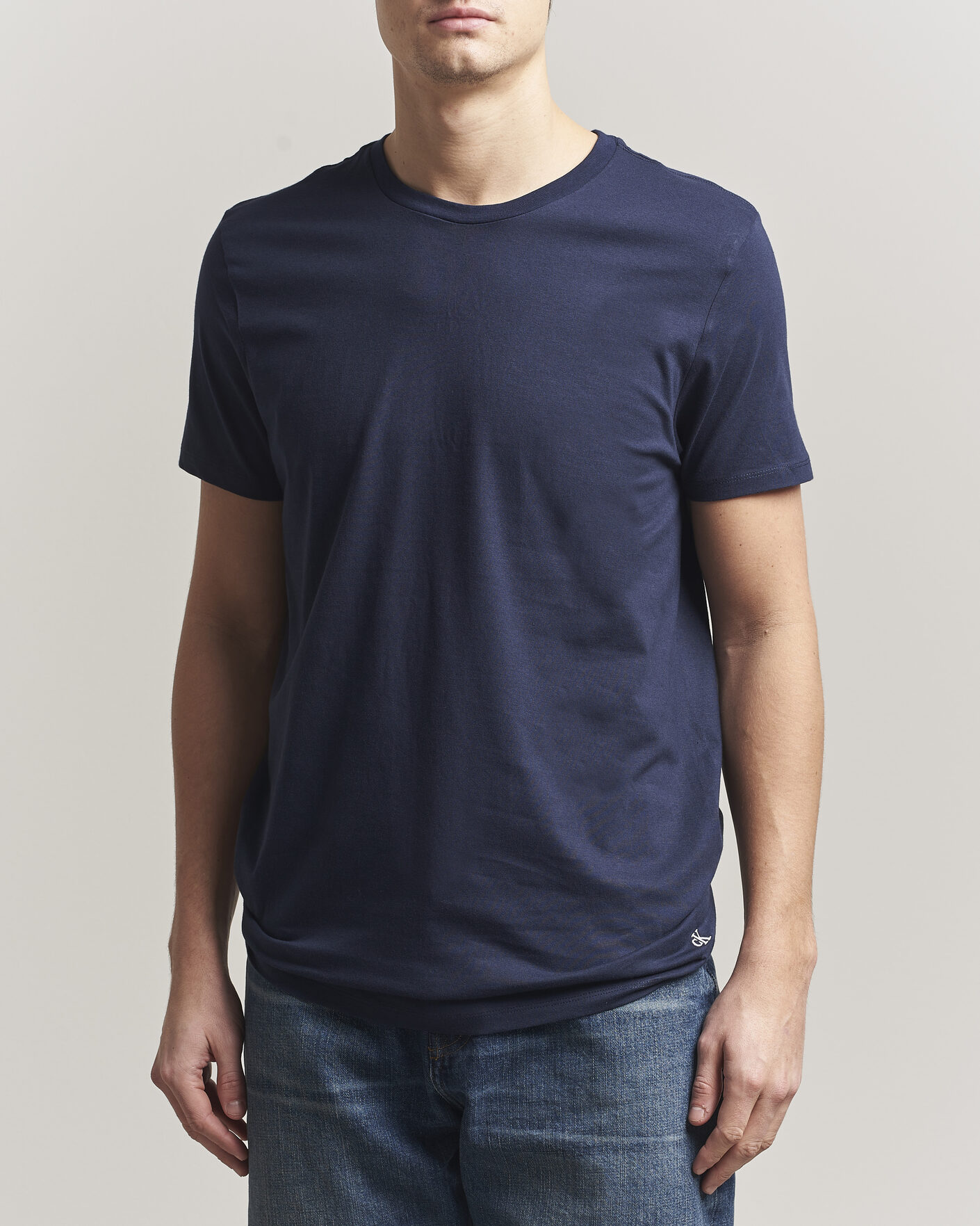Herren | T-Shirts | Calvin Klein | 3-Pack Cotton Crew Neck T-Shirt Navy/Red/Blue