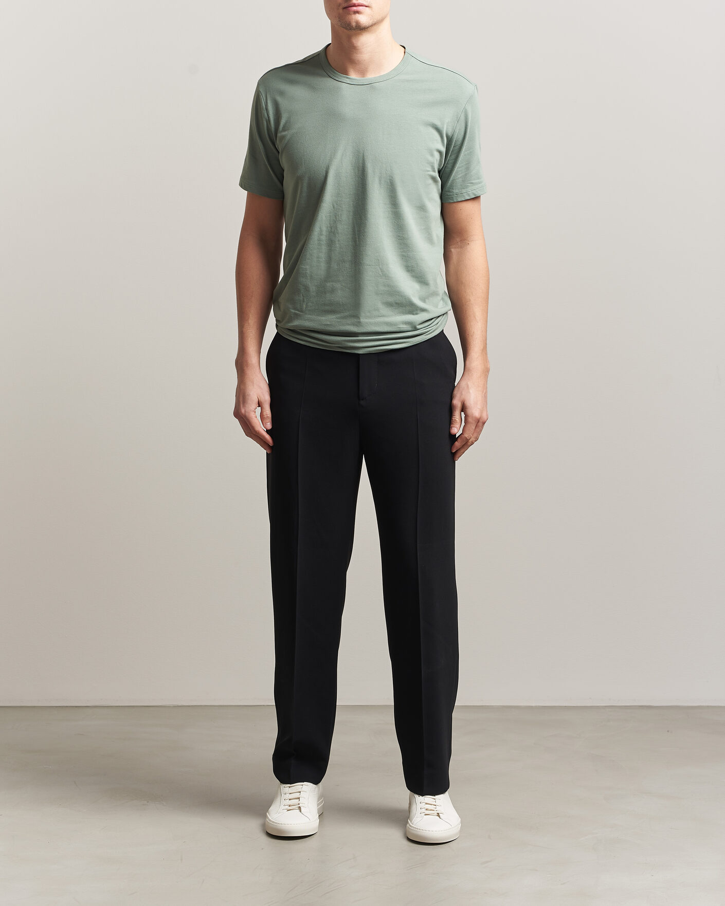 Herren | T-Shirts | Calvin Klein | 3-Pack Cotton Stretch Crew Neck T-Shirt Black/Blue/Green
