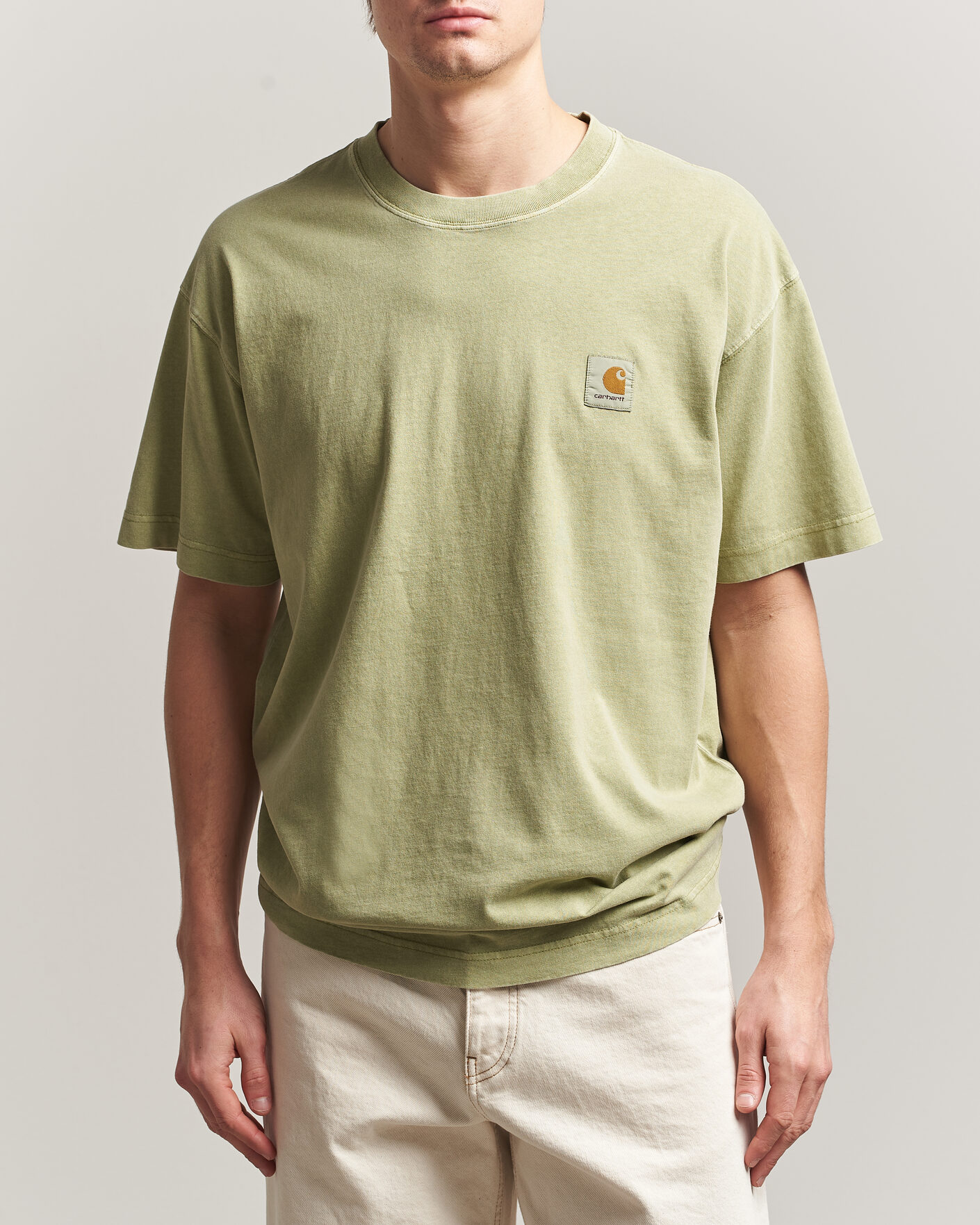Herren | T-Shirts | Carhartt WIP | Nelson Cotton T-Shirt Gentle Green