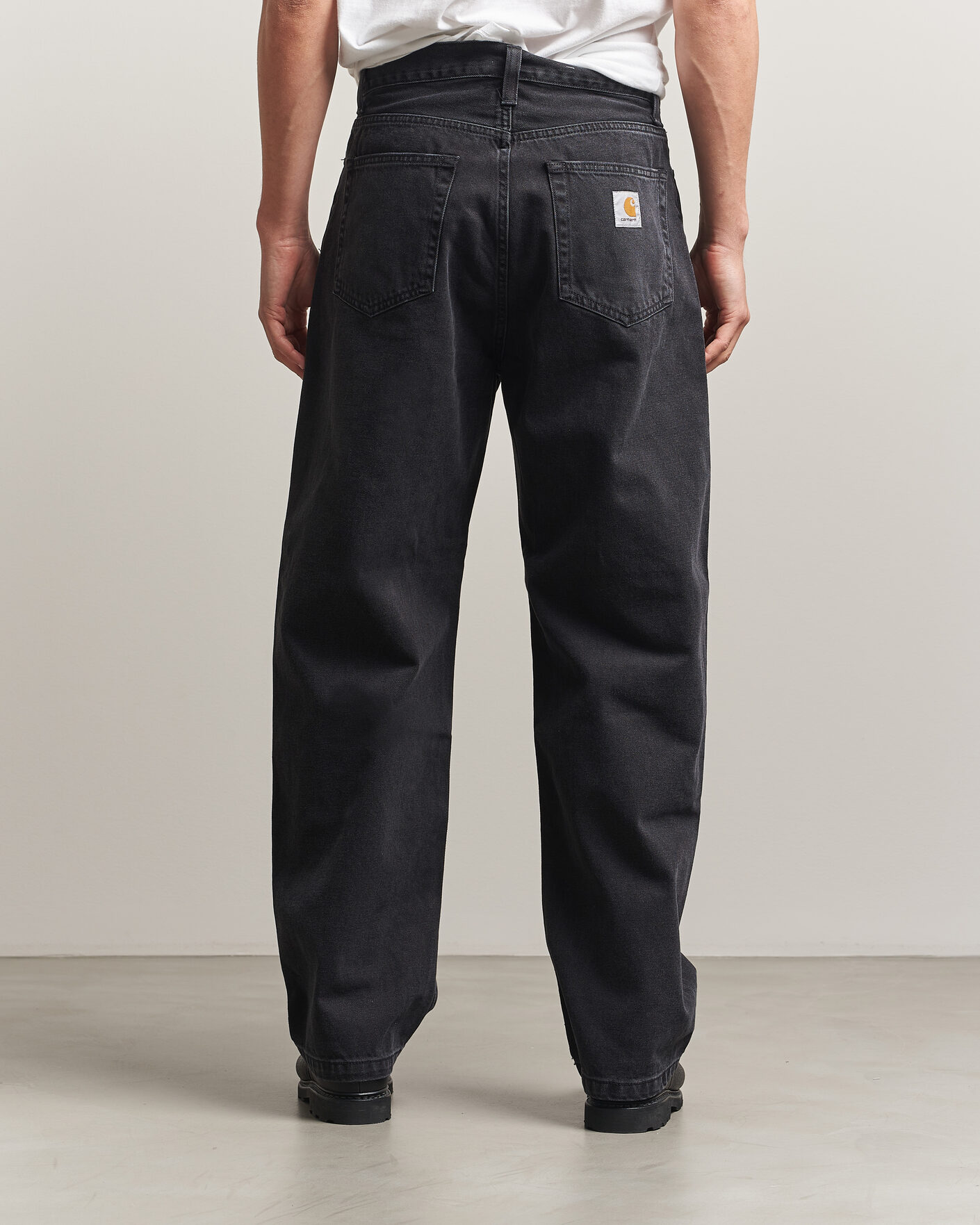 Herren | Hosen | Carhartt WIP | Landon Pant Robertson Denim Black Stone Washed