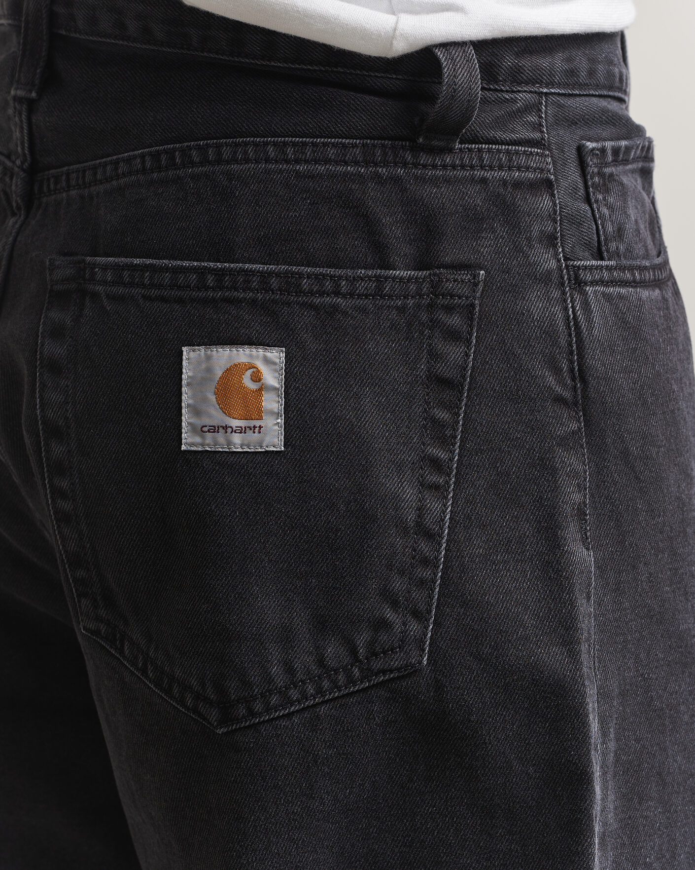 Herren | Hosen | Carhartt WIP | Landon Pant Robertson Denim Black Stone Washed