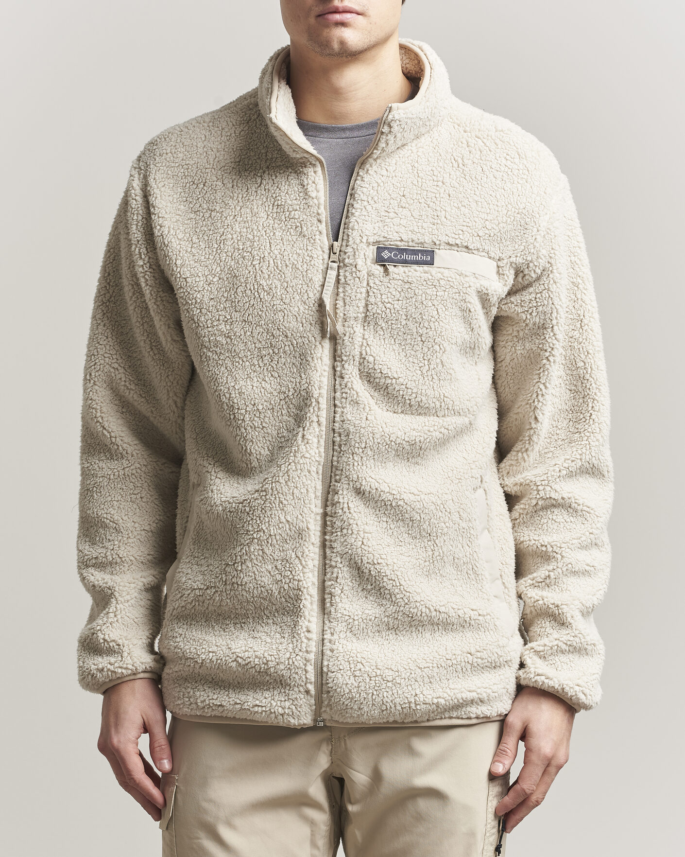 Herren | Pullover | Columbia | Rugged Ridge High Pile Full Zip Dark Stone