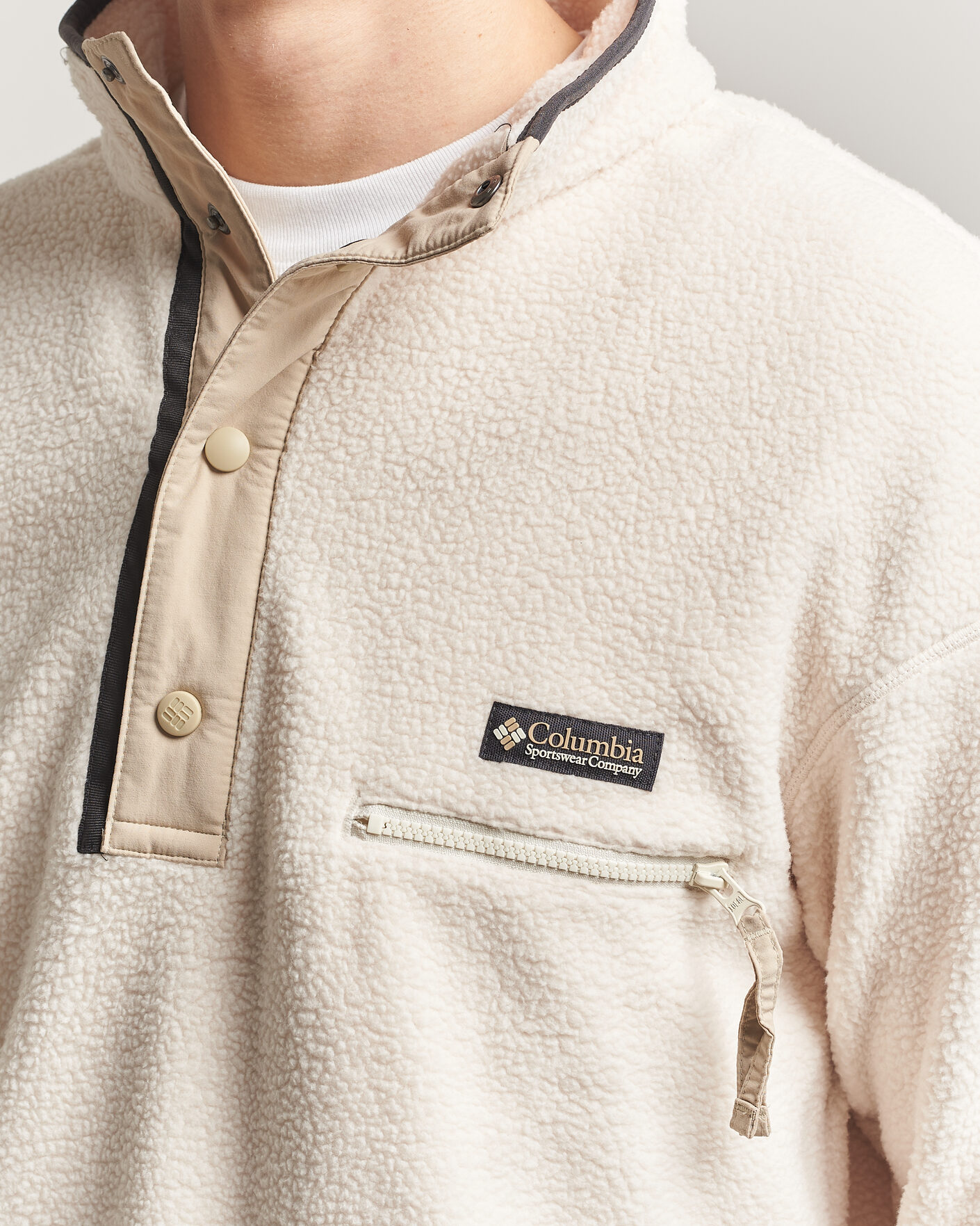 Herren | Pullover | Columbia | Helvetia II Half Snap Fleece Chalk