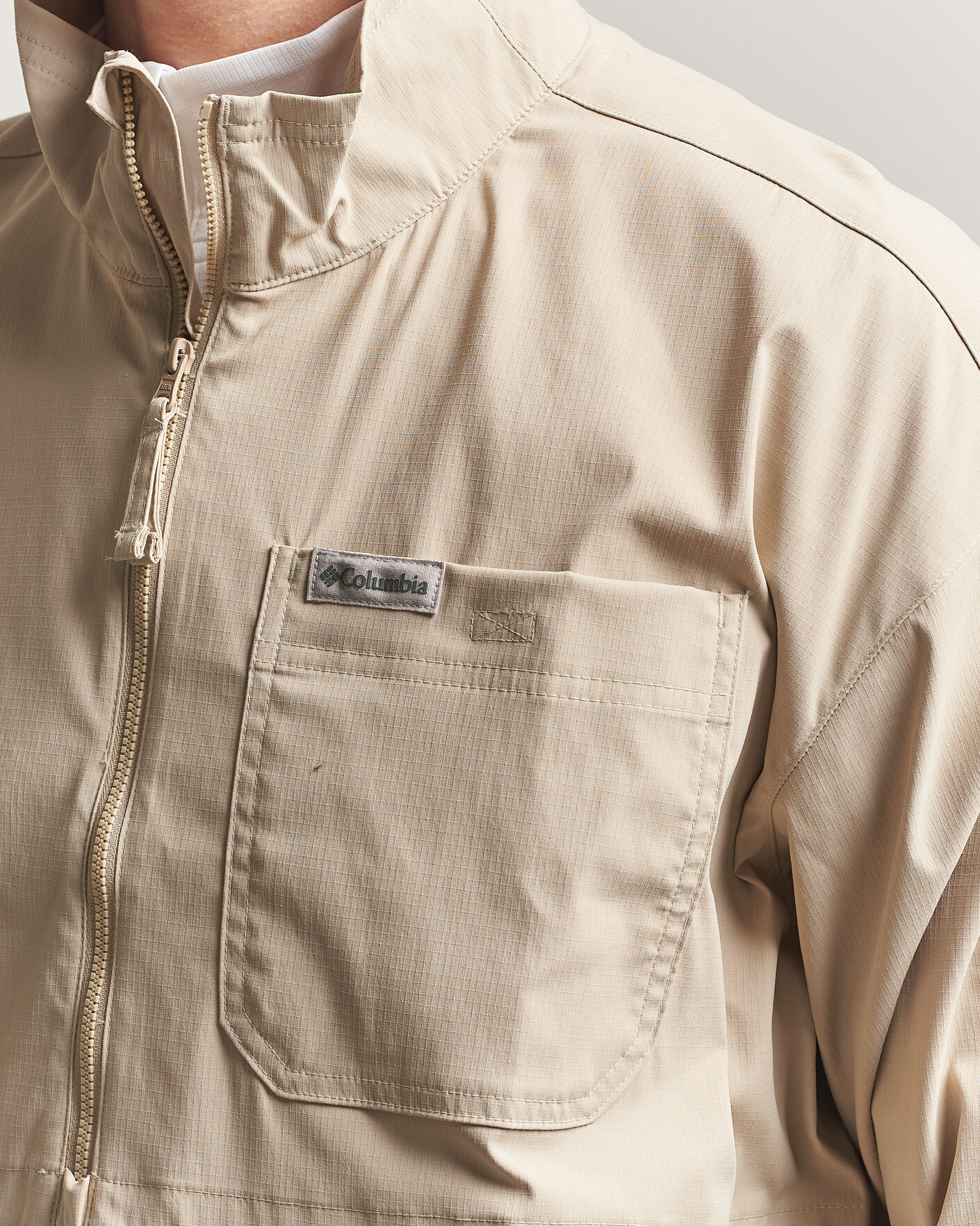Herren | Jacken | Columbia | Landroamer Half-Zip Overshirt Ancient Fossil
