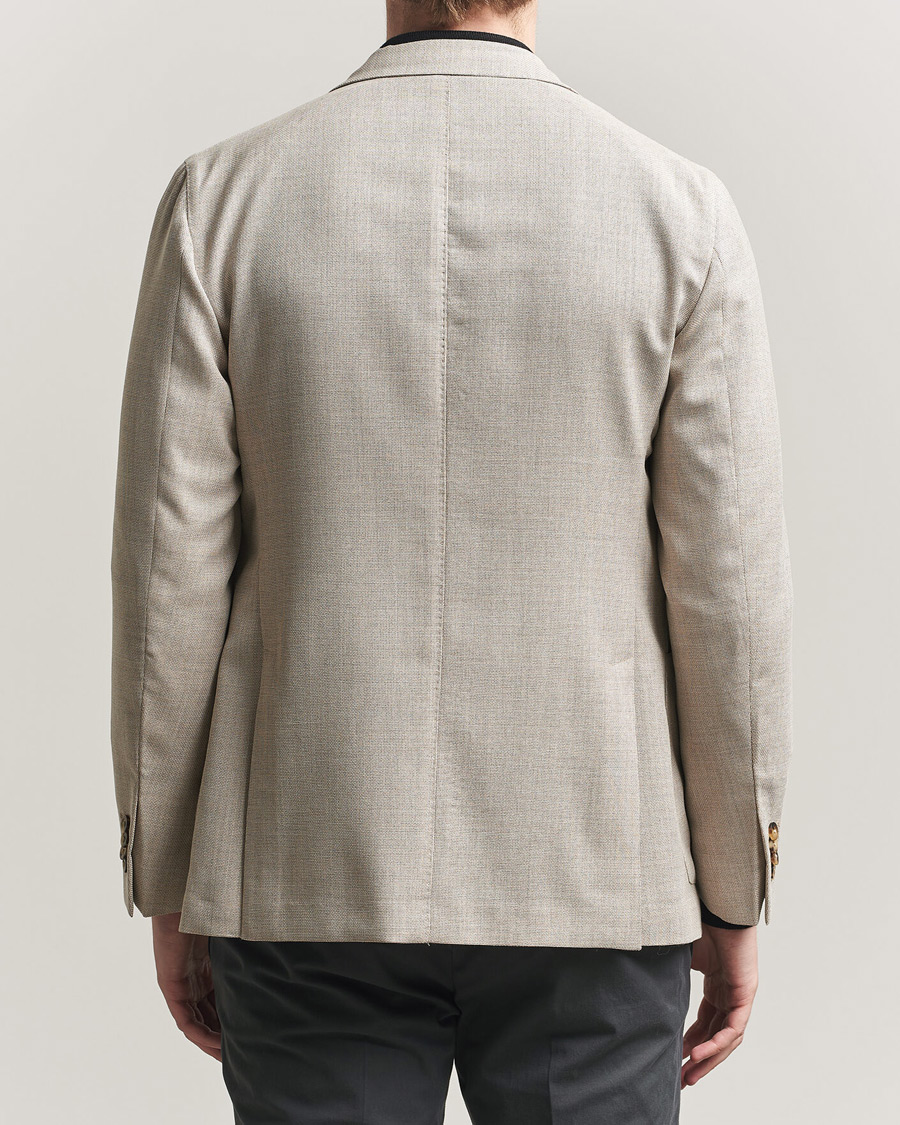 Herren | Sakkos | Boglioli | K Jacket Wool Hopsack Blazer Light Beige