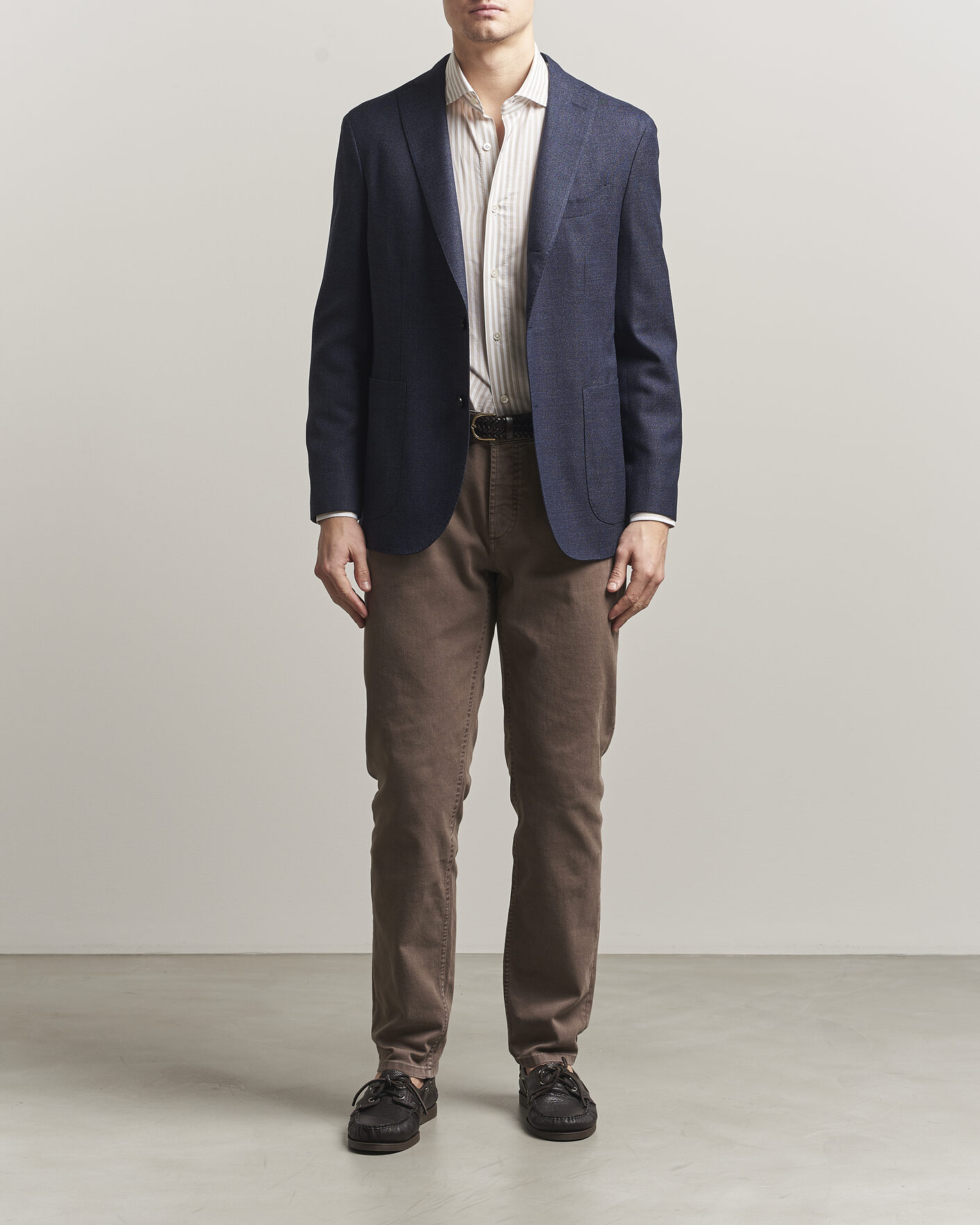 Herren | Sakkos | Boglioli | K Jacket Wool Hopsack Blazer Dark Blue