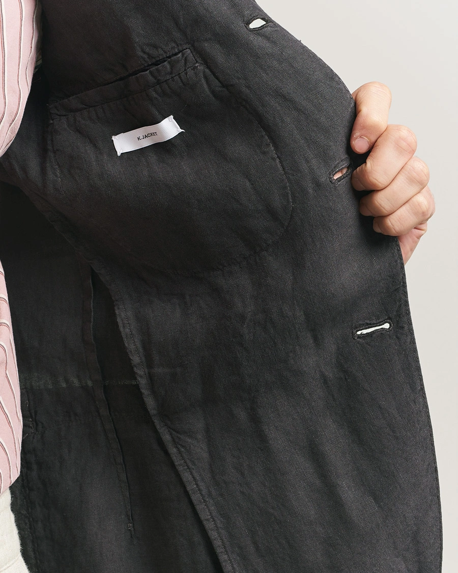 Herren | Sakkos | Boglioli | K Jacket Linen Blazer Dark Brown