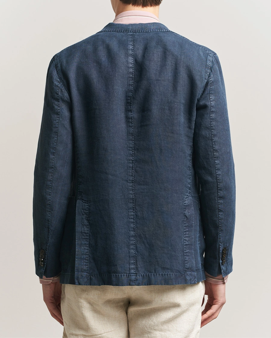 Herren | Sakkos | Boglioli | K Jacket Linen Blazer Navy